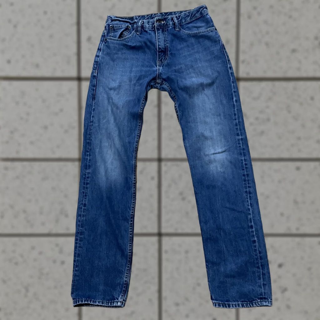 Levi's VINTAGE Levi's Jeans Mens 32x30 521 Slim Taper Blue Work Wear Grunge Denim 32 Mens Jeans Size US 32 / EU 48 - 1 Thumbnail