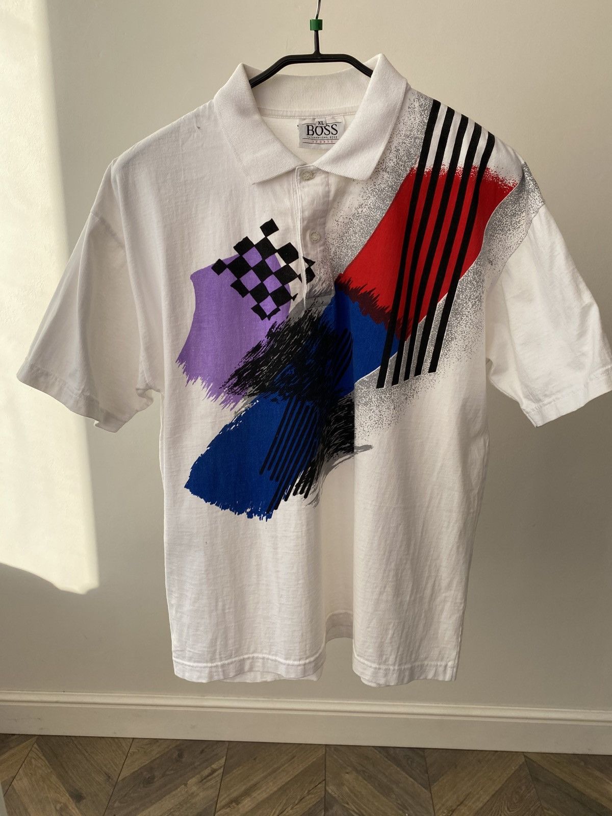 Hugo Boss Vintage Hugo Boss International Sports Polo Shirt 90s Size US XL / EU 56 / 4 - 1 Thumbnail