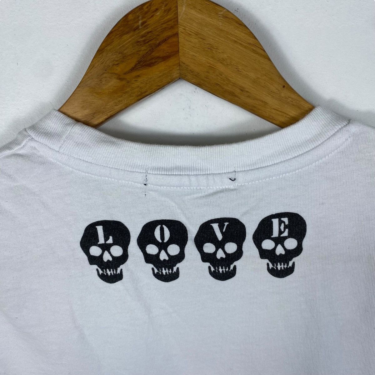 Japanese Brand Japanese Brand BEAU MERE Power Girl LOVE Skulls Graphic Tee Size M / US 6-8 / IT 42-44 - 5 Thumbnail