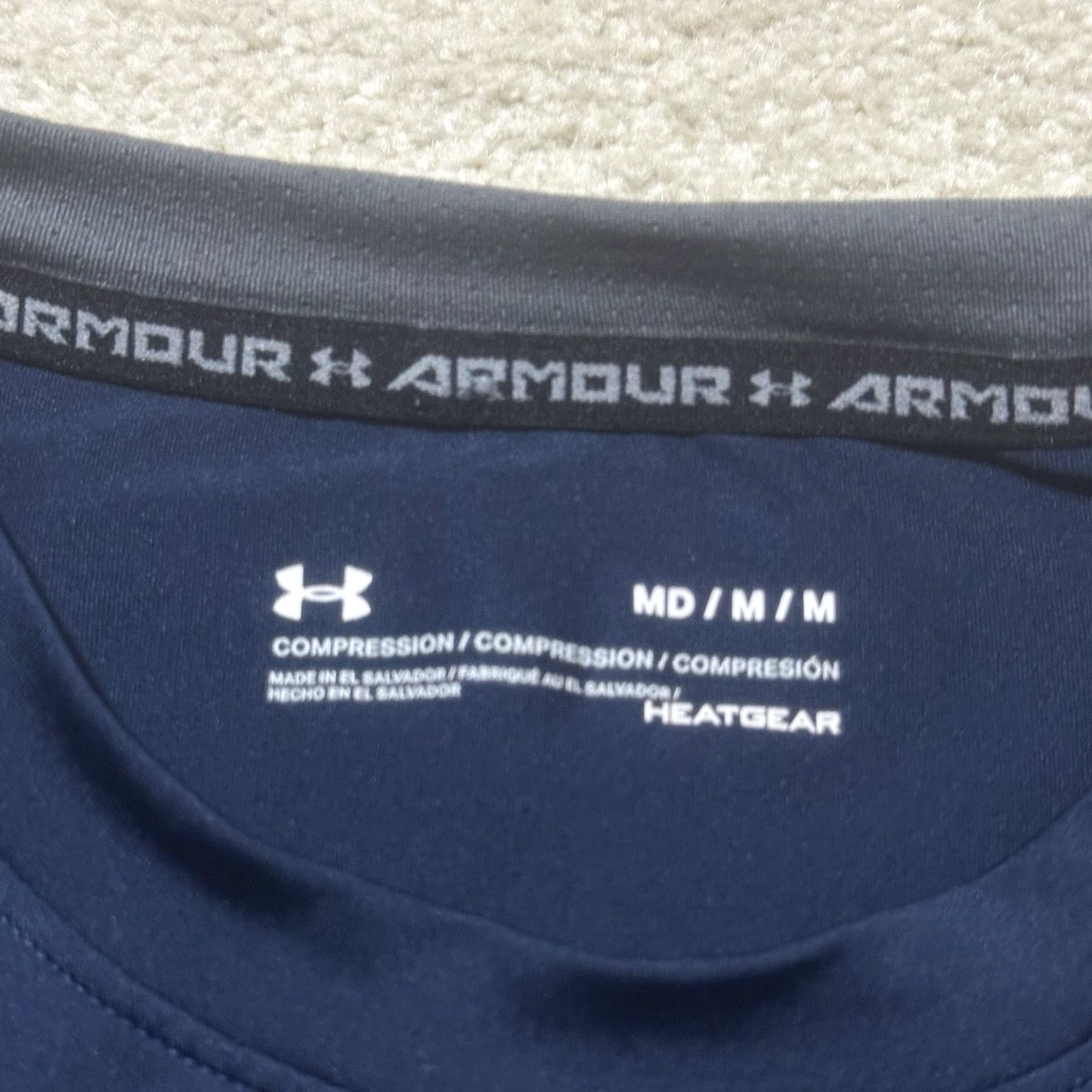 Under Armour Under Armour Project Rock Shirt Sleeveless Compression Mens Small Blue Size US S / EU 44-46 / 1 - 5 Thumbnail