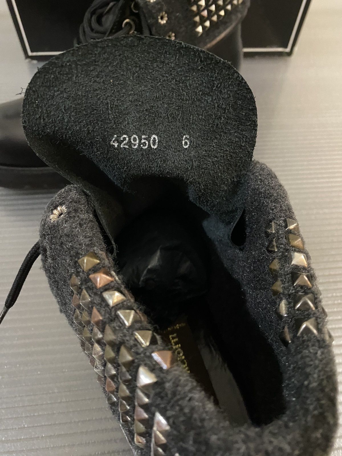 Paciotti Cesare Paciotti 🇮🇹 Nero calf metal studded biker boots 7 NEW Size US 7 / EU 40 - 7 Thumbnail