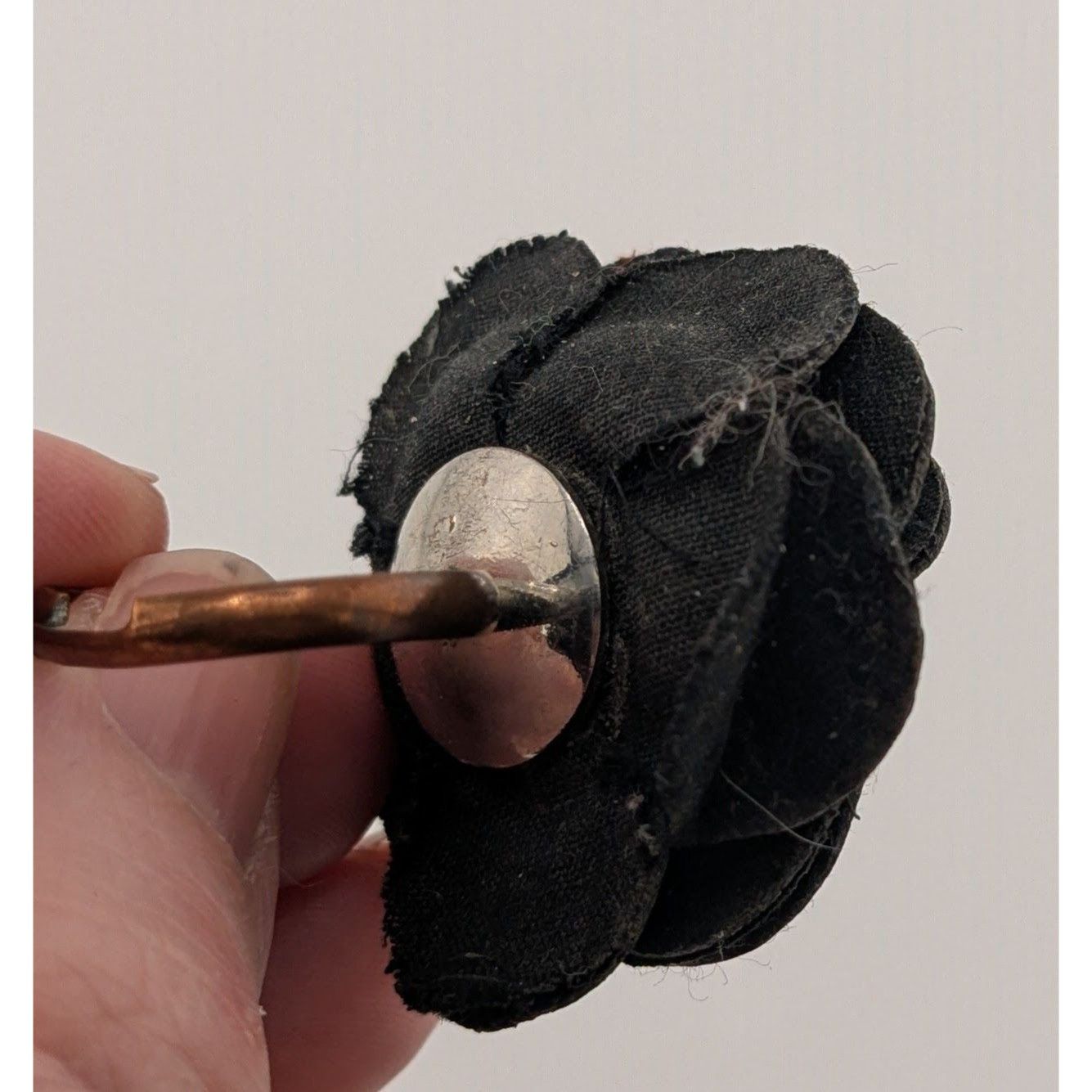 Other Whimsygoth Faux Leather Floral Ring Size 8 (Adjustable) Size ONE SIZE - 4 Thumbnail