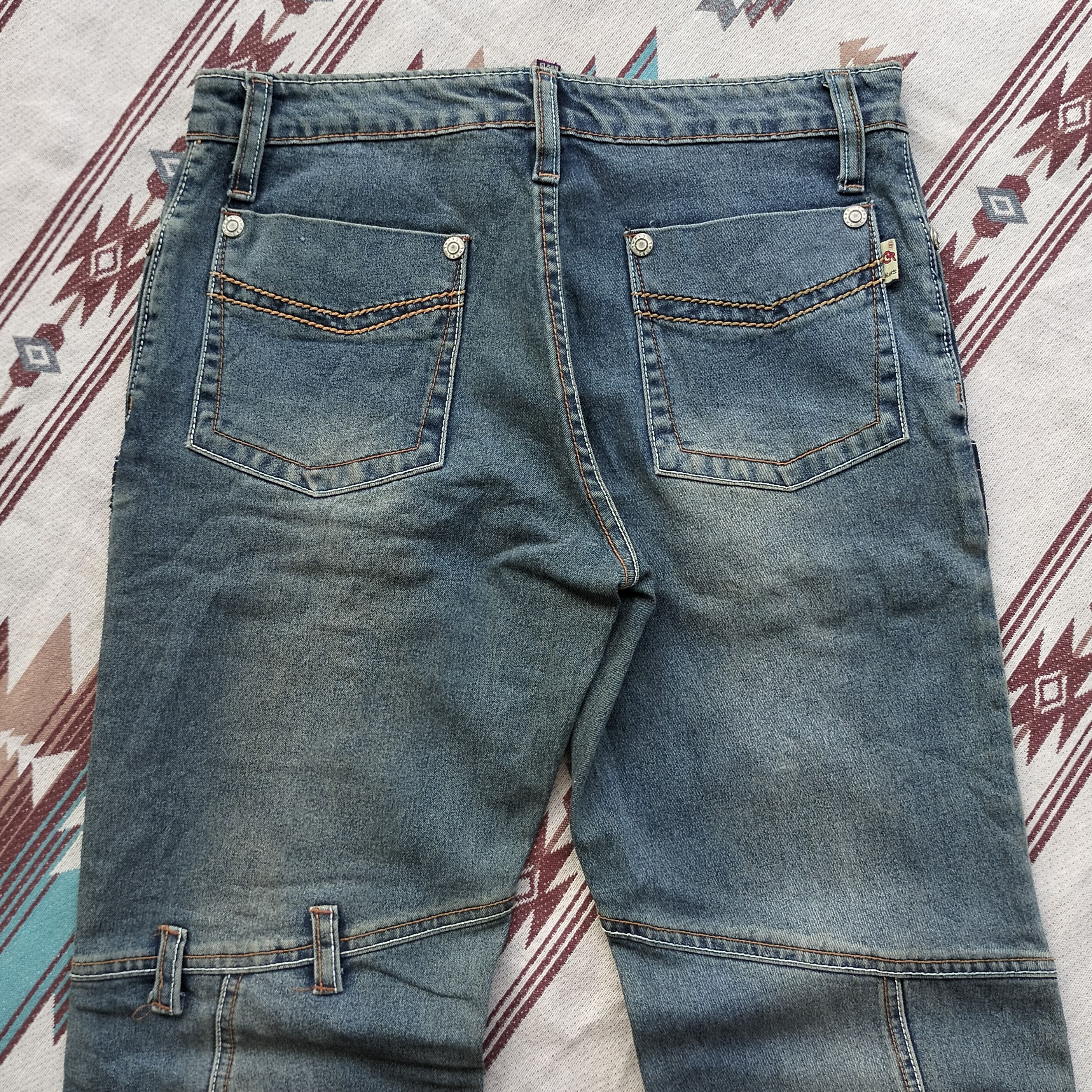 20471120 Crang run L. Bondage flare jeans seditionaries Size US 30 / EU 46 - 9 Thumbnail