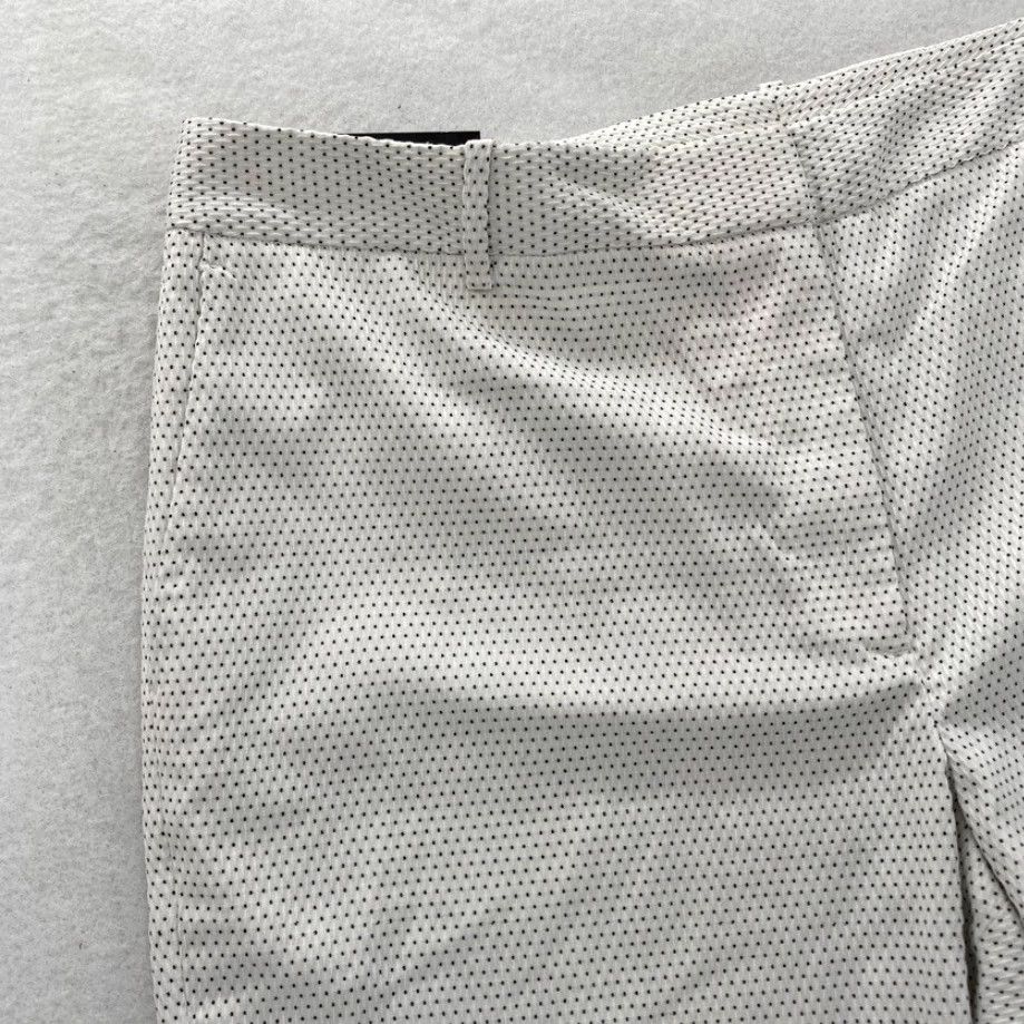 DKNY DKNY The Essex Ankle Pant Women's 16 White Stretch Fabric Slim Leg Cropped NWT Size 38" / US 16 / IT 52 - 3 Thumbnail