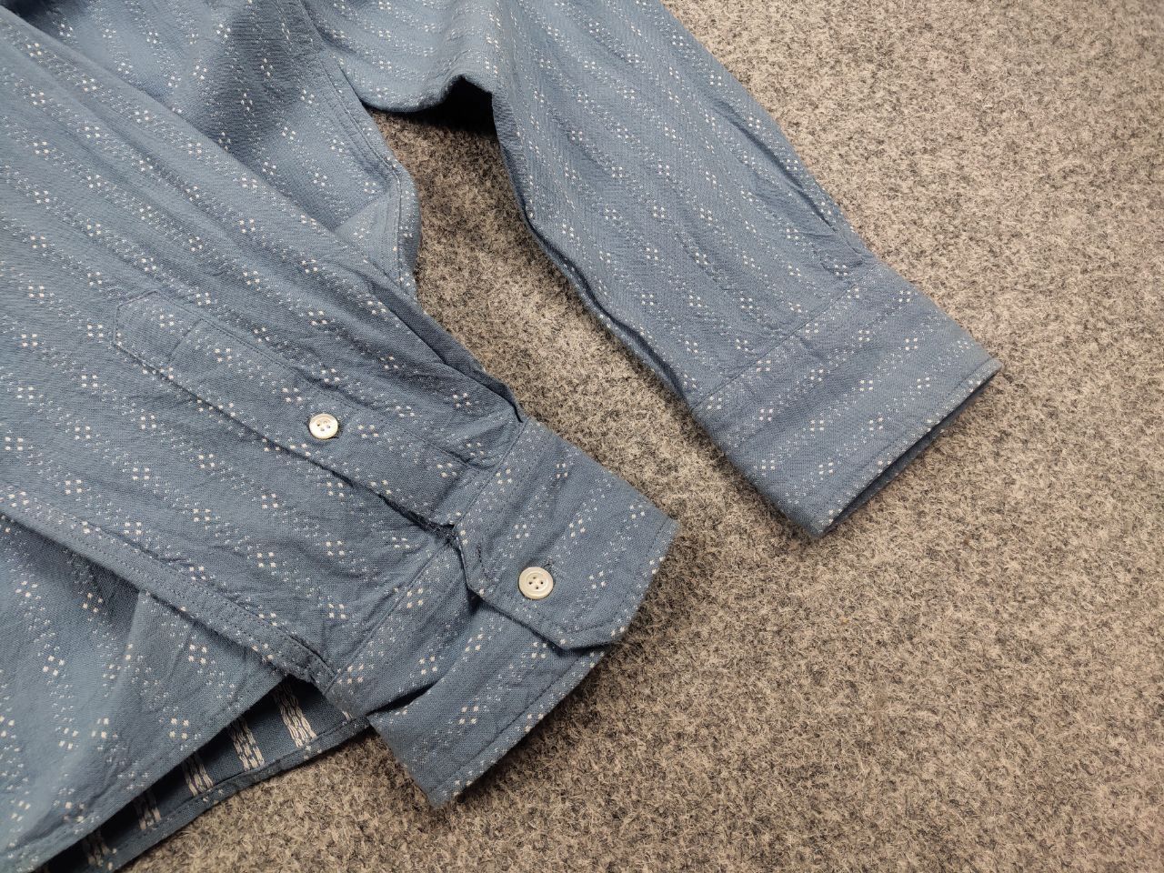 La Paz La Paz Design Casual Blue Pattern button Long sleeve Shirt Size US M / EU 48-50 / 2 - 9 Thumbnail