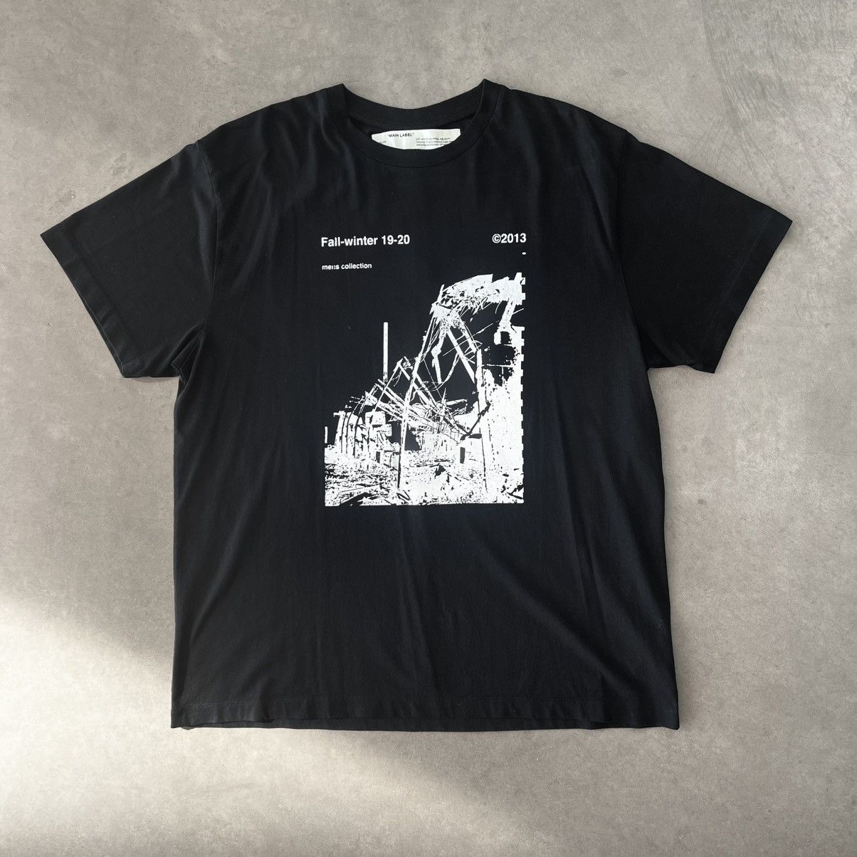 Off-White VIRGIL ABLOH OVERSIZED RUINED FACTORY SHIRT FW 2019 Size US XS / EU 42 / 0 - 2 Thumbnail