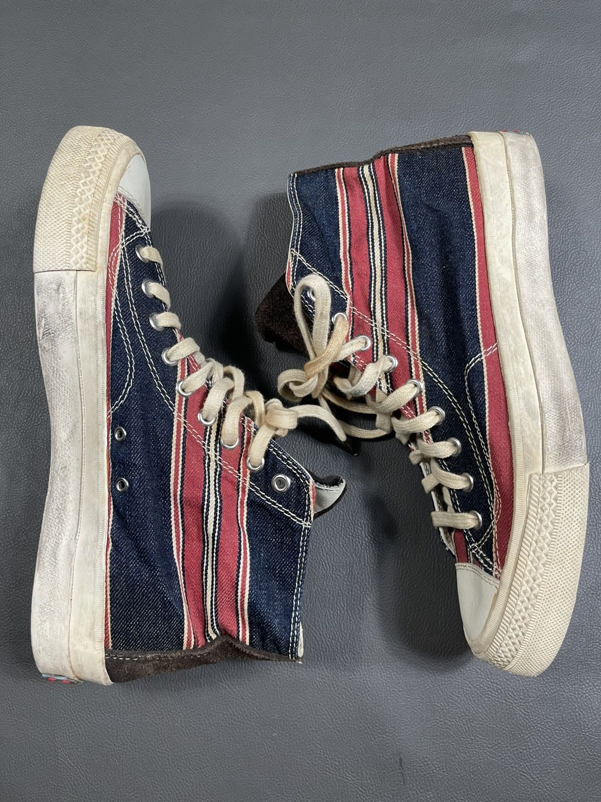 Visvim Visvim Skagway Hi Denim Stripe Size US 9 / EU 42 - 4 Thumbnail