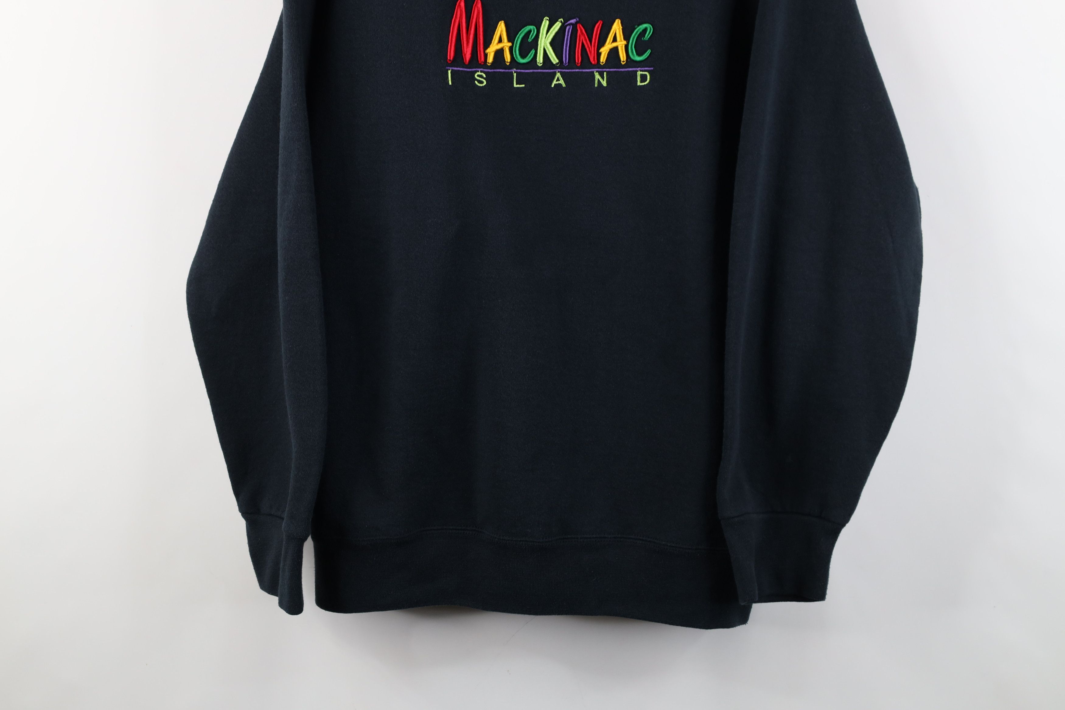 Vintage Vintage 90s Streetwear Heavyweight Mackinac Sweatshirt Size L / US 10 / IT 46 - 3 Thumbnail