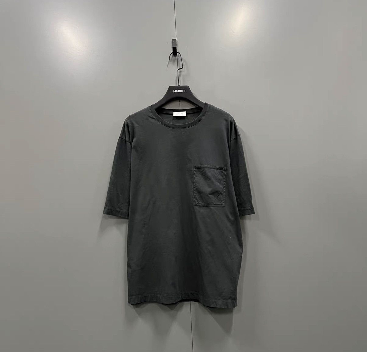 LEMAIRE Charcoal Crew Neck T-shirt K41