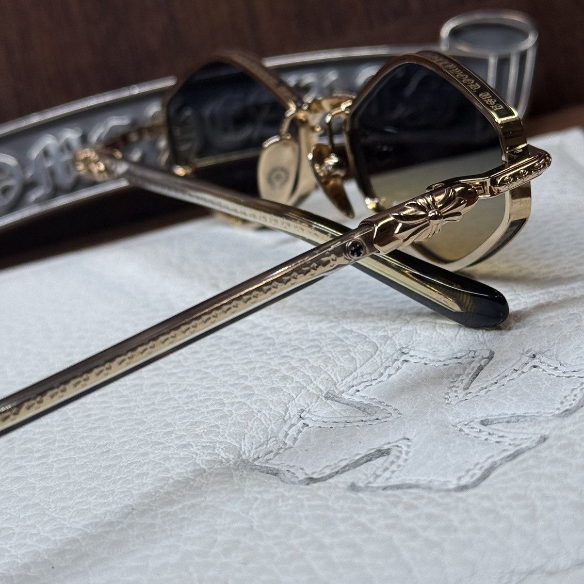 Chrome Hearts Chrome Hearts NIP SLIP 1/1 Sunglasses Size ONE SIZE - 9 Thumbnail