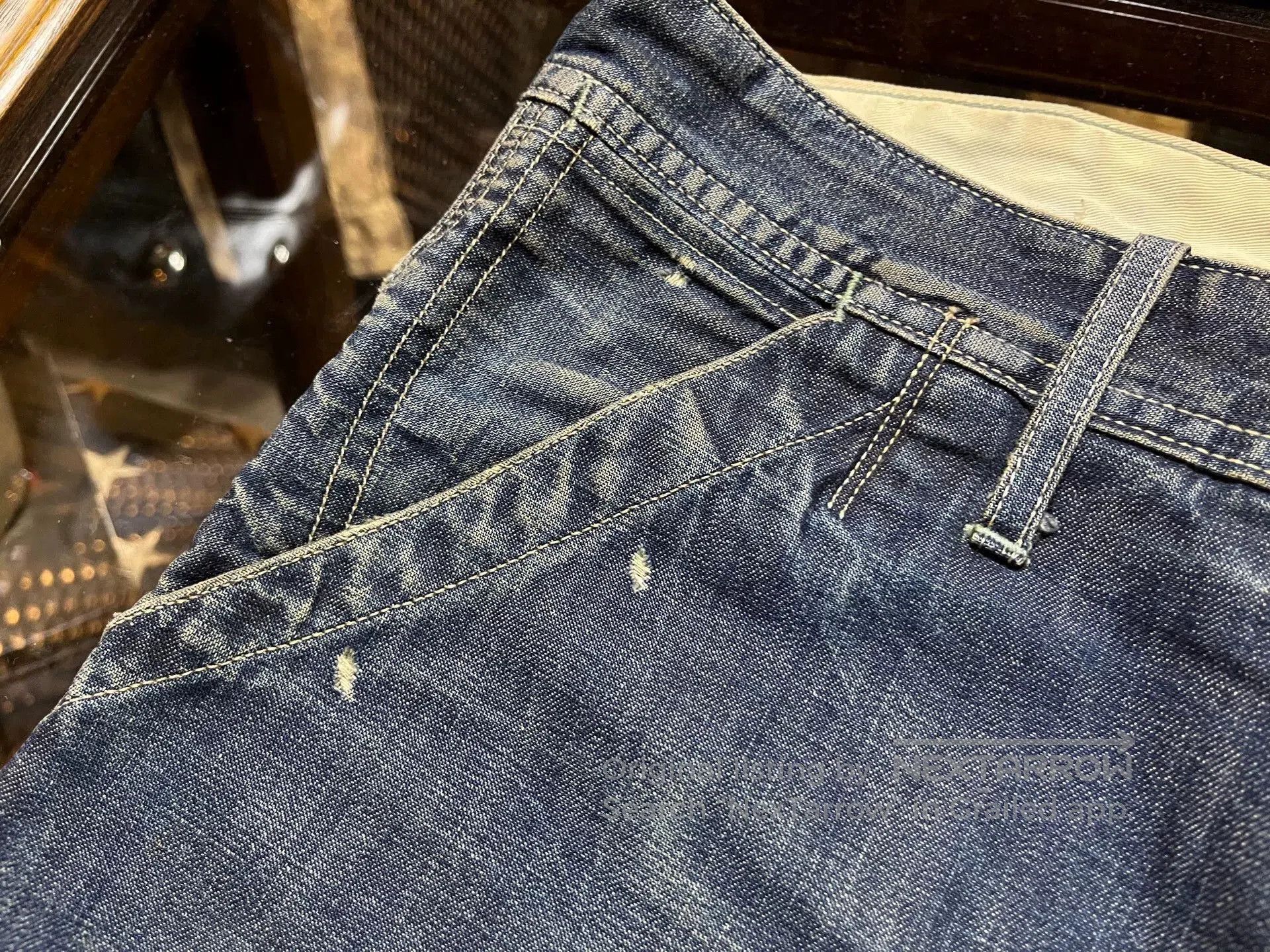 RRL Ralph Lauren vintage blue dyed work pants RRL. Size US 34 / EU 50 - 4 Thumbnail