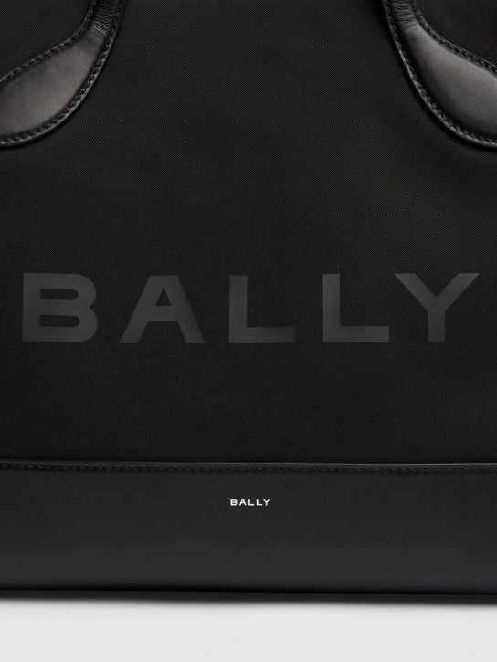 Bally o1s22i1n0225 Size: OS / Nylon & Leather Tote Bag in Black Size ONE SIZE - 4 Thumbnail