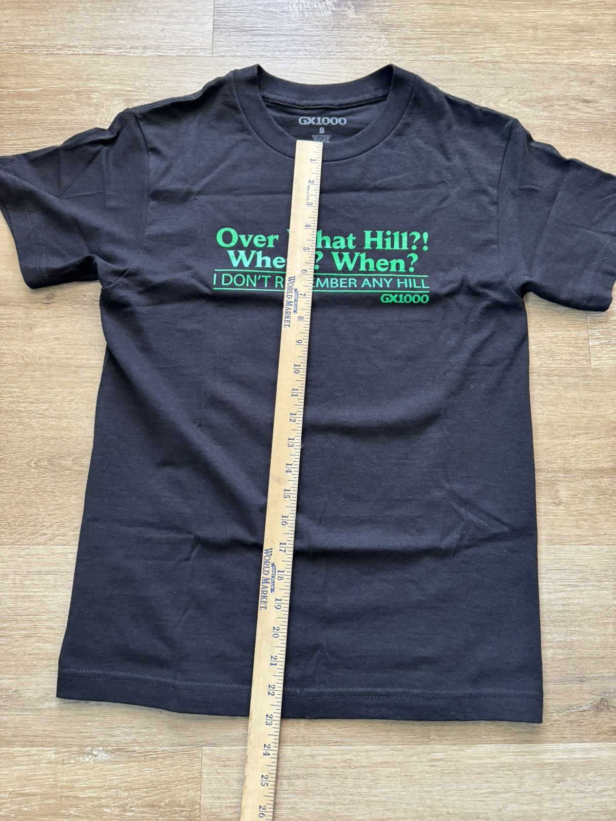 GX1000 GX1000 Over What Hill, Where?! Tee (Black/S) Size US S / EU 44-46 / 1 - 17 Thumbnail