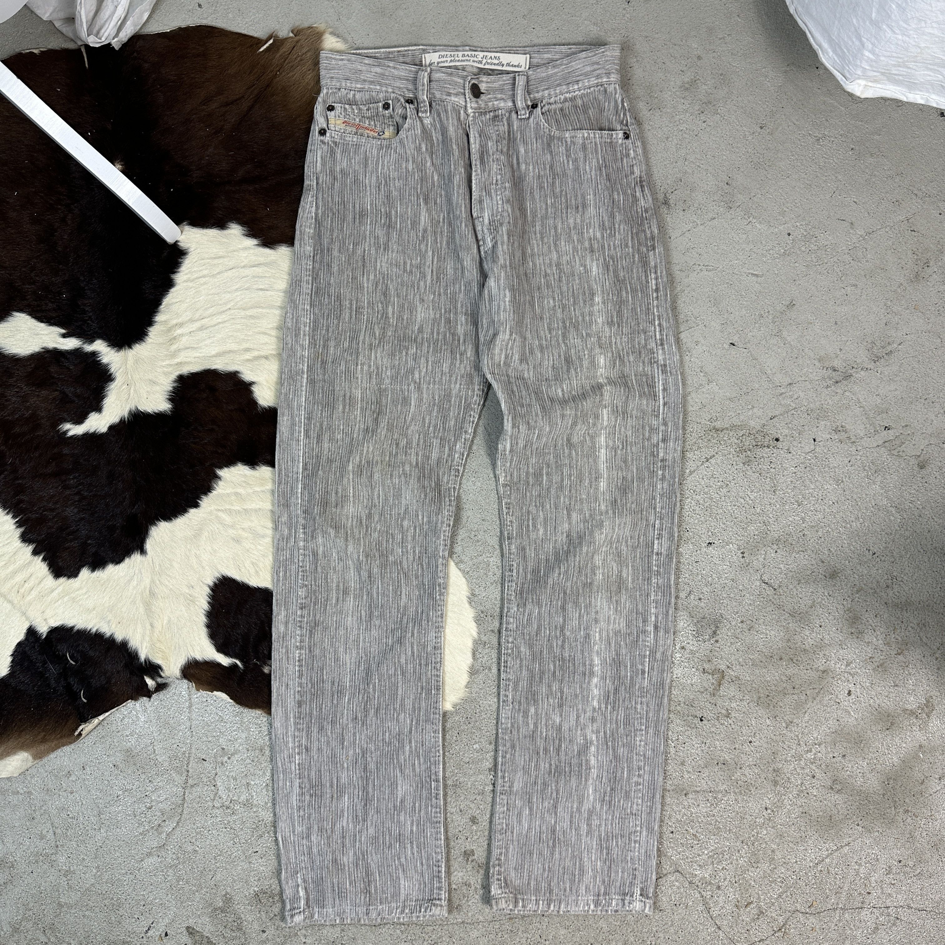 Diesel × Vintage Vintage Avant Garde Y2K Casual Diesel Corduroy Trousers Size US 28 / EU 44 - 3 Thumbnail
