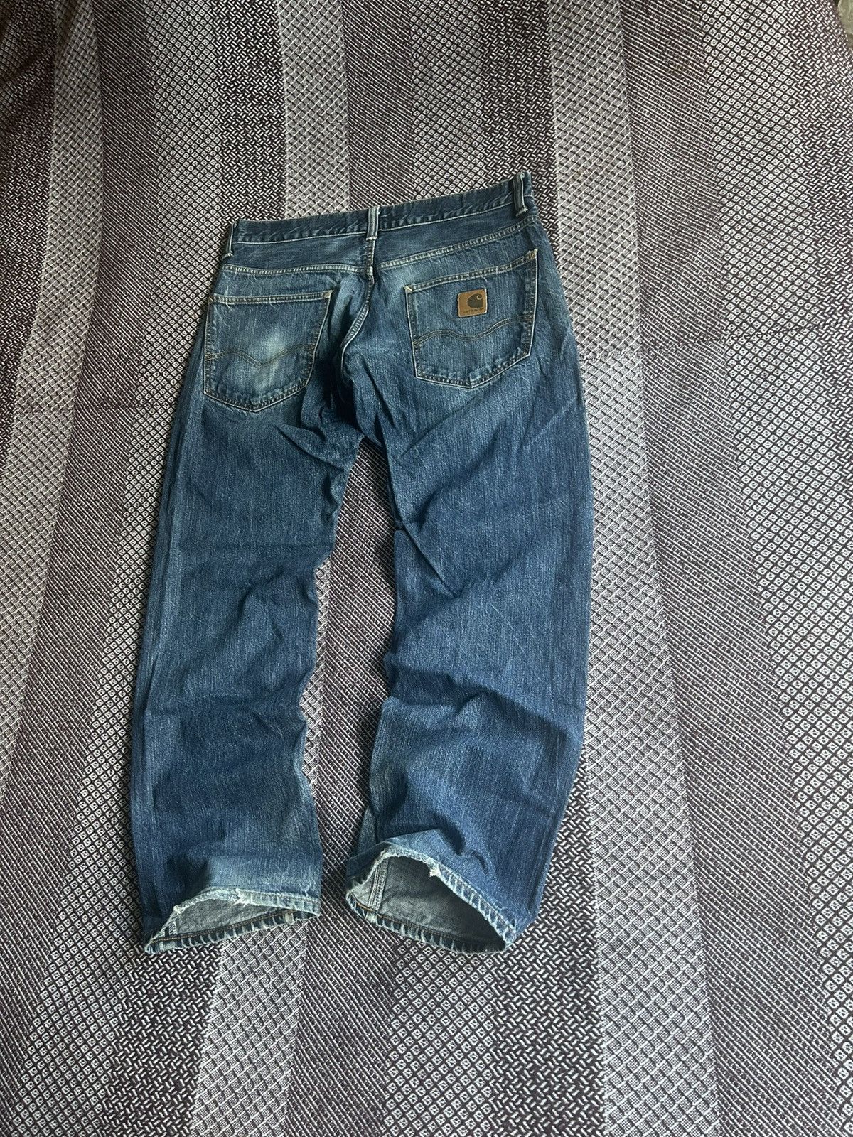 Carhartt Vintage Carhartt Bronco Pant Jeans Distressed Size 34 Baggy Size US 34 / EU 50 - 2 Thumbnail