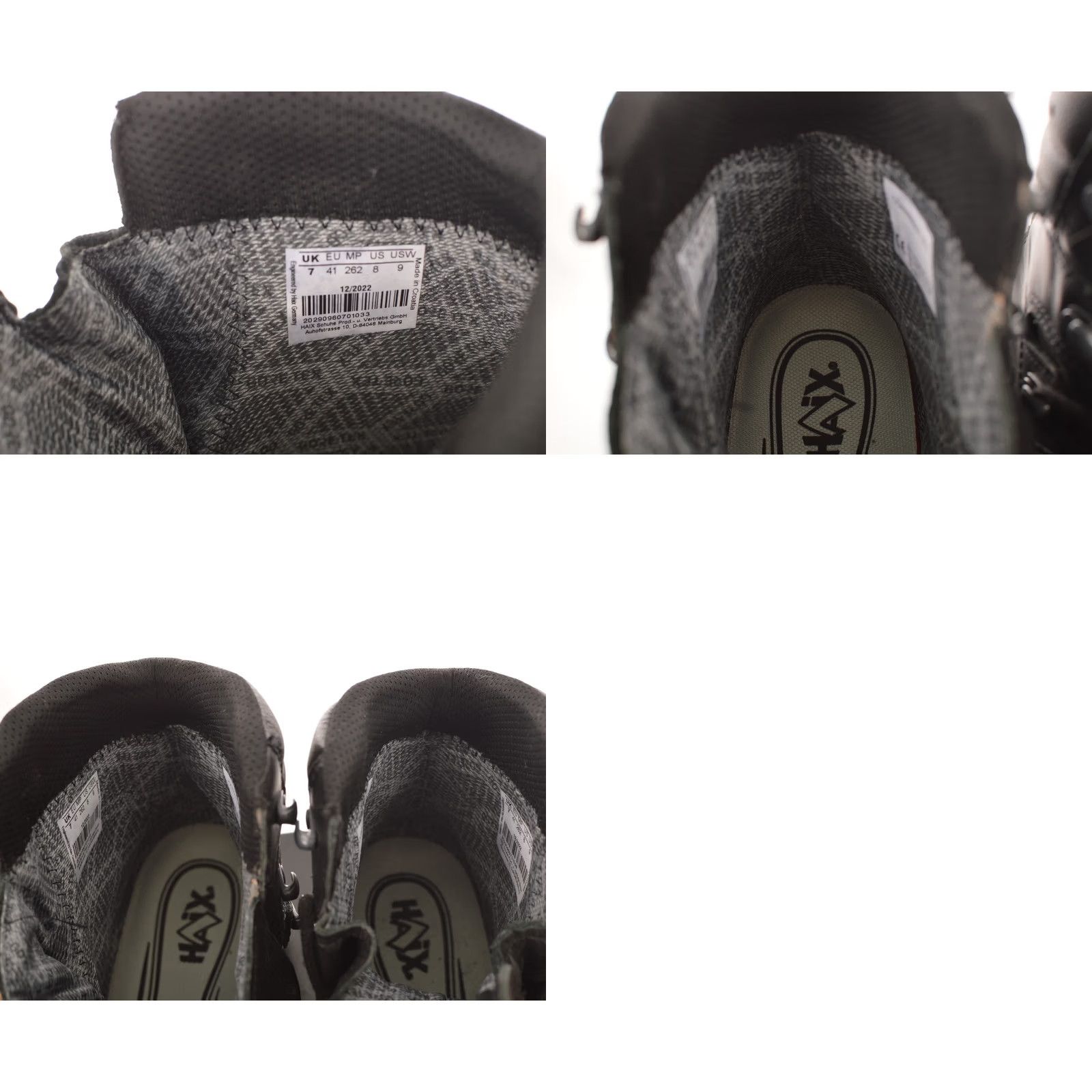 Vintage HAIX Commander Gore-Tex Combat Boots Size US 8/UK 7/ EUR 41 Black Mens Leather Boot Combat 41 Size US 8 / EU 41 - 8 Thumbnail