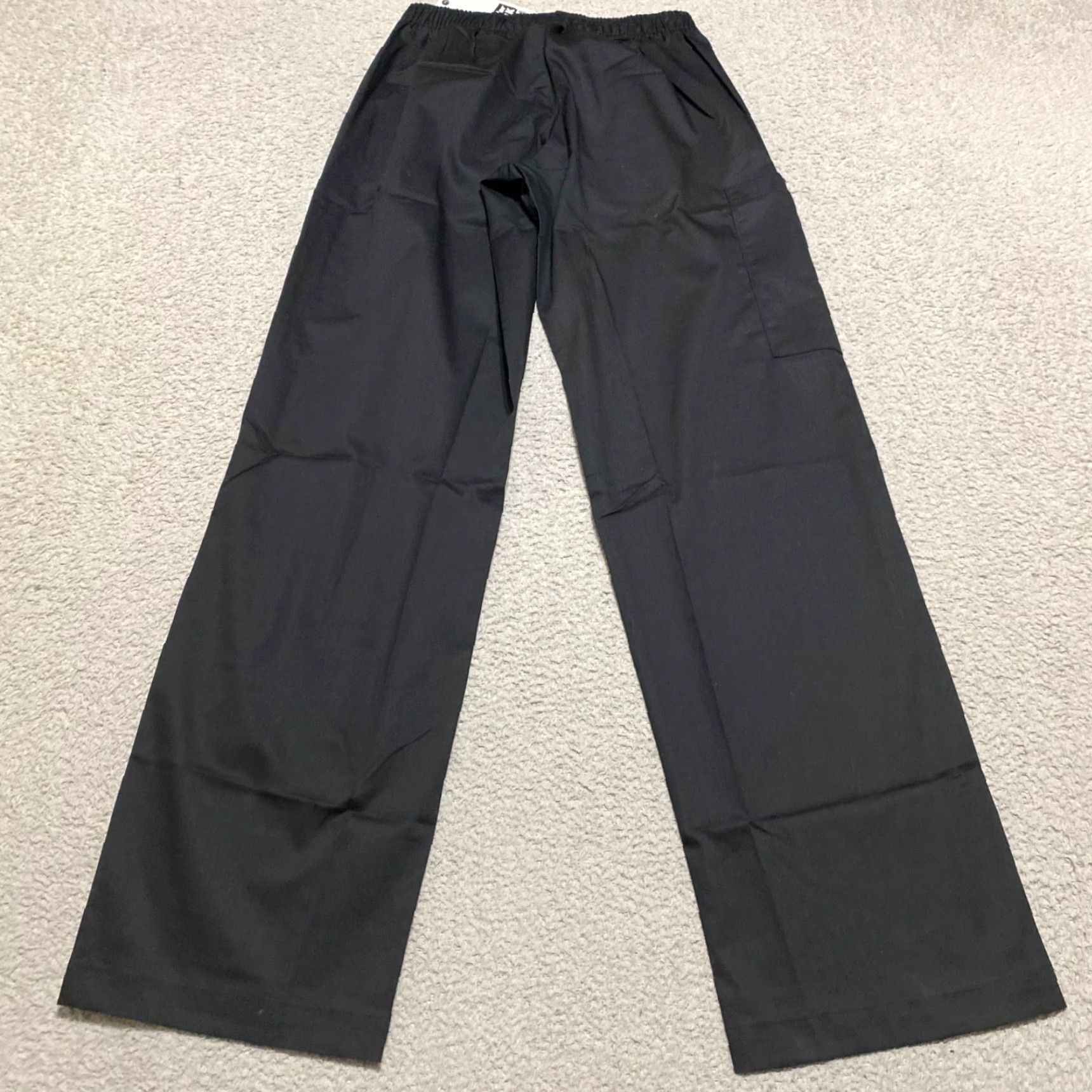 Vintage NWT WonderWink Wonder Work Pants Unisex XS Black Medical Scrubs New Size US 27 - 2 Thumbnail