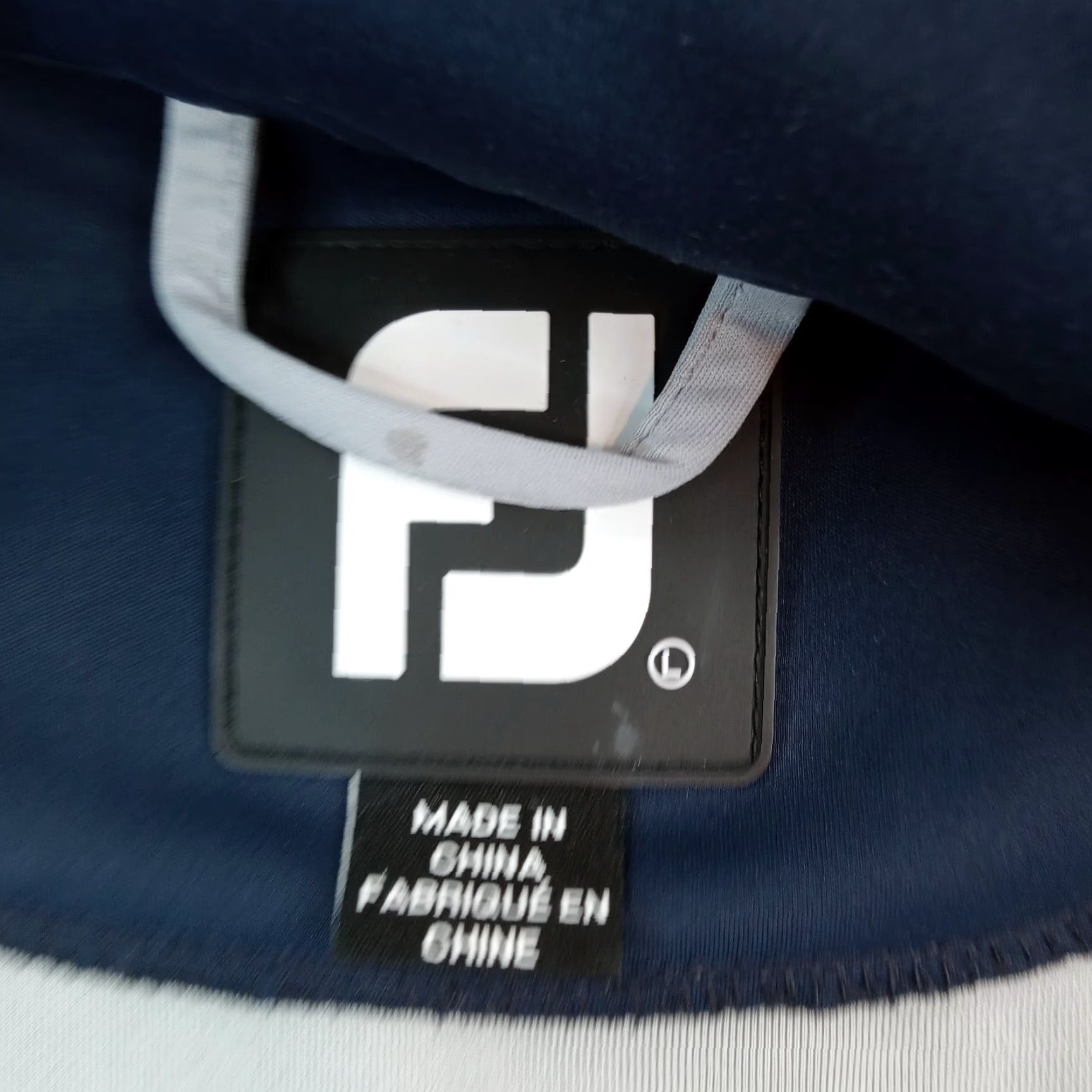 Footjoy FootJoy Golf Jacket Mens Large Blue Long Sleeve Mock Neck Full Zip Windbreaker Size US L / EU 52-54 / 3 - 6 Thumbnail
