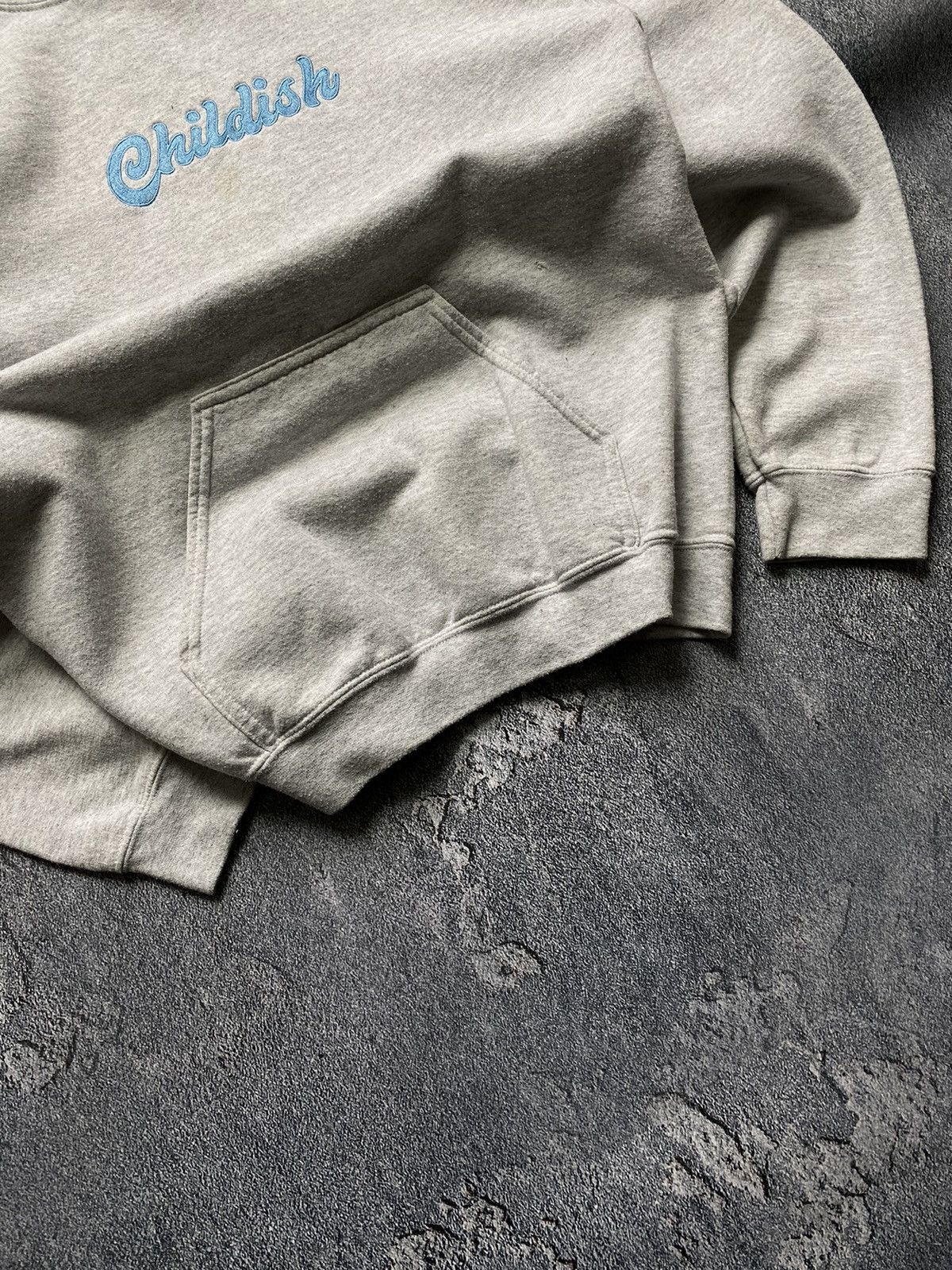 Vintage Childish VNTG 3/3 Collection Big Central Logo Grey Hoodie Size US S / EU 44-46 / 1 - 5 Thumbnail