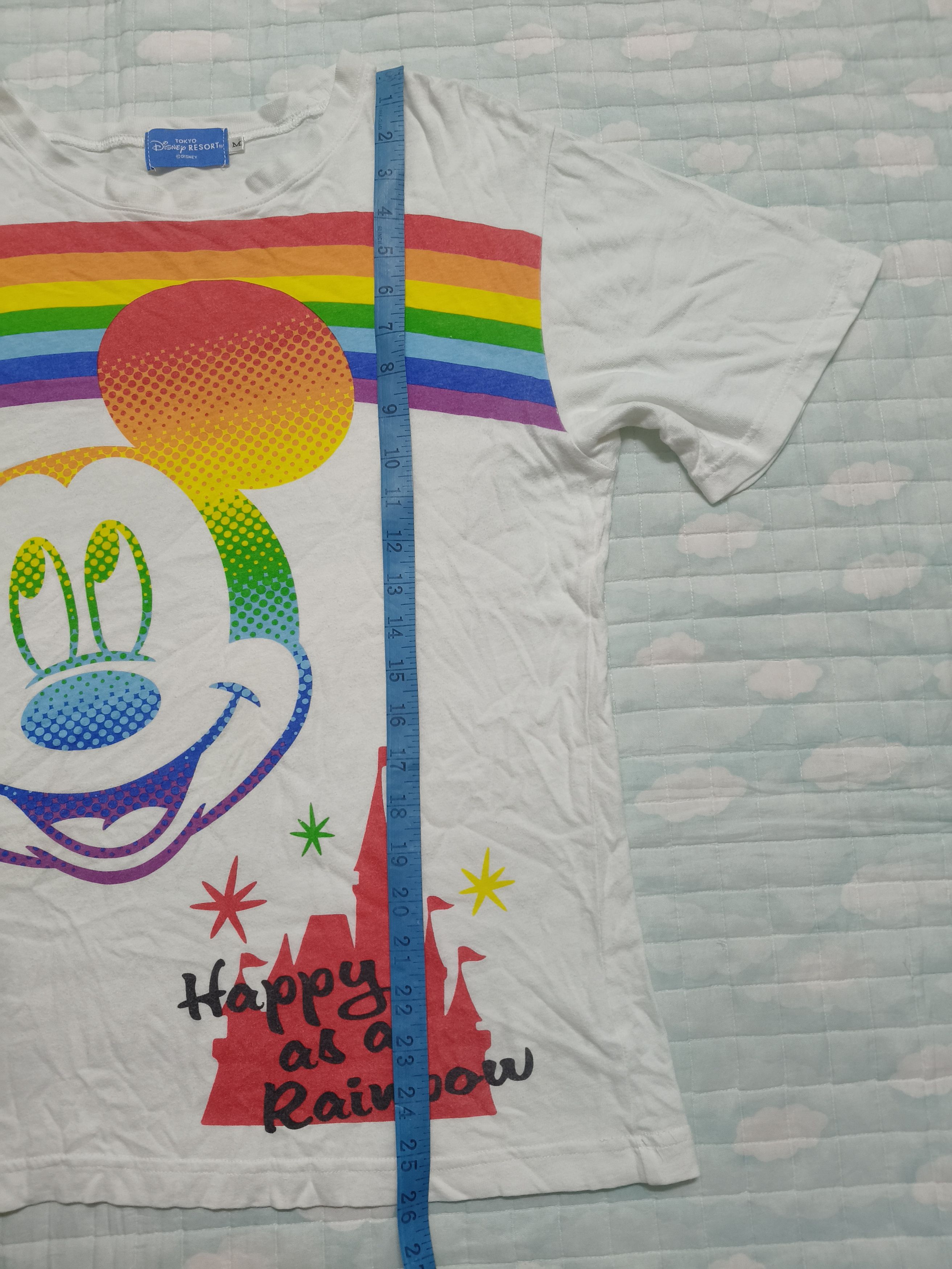 Disney Mickey Rainbow Shirt Size M / US 6-8 / IT 42-44 - 7 Thumbnail