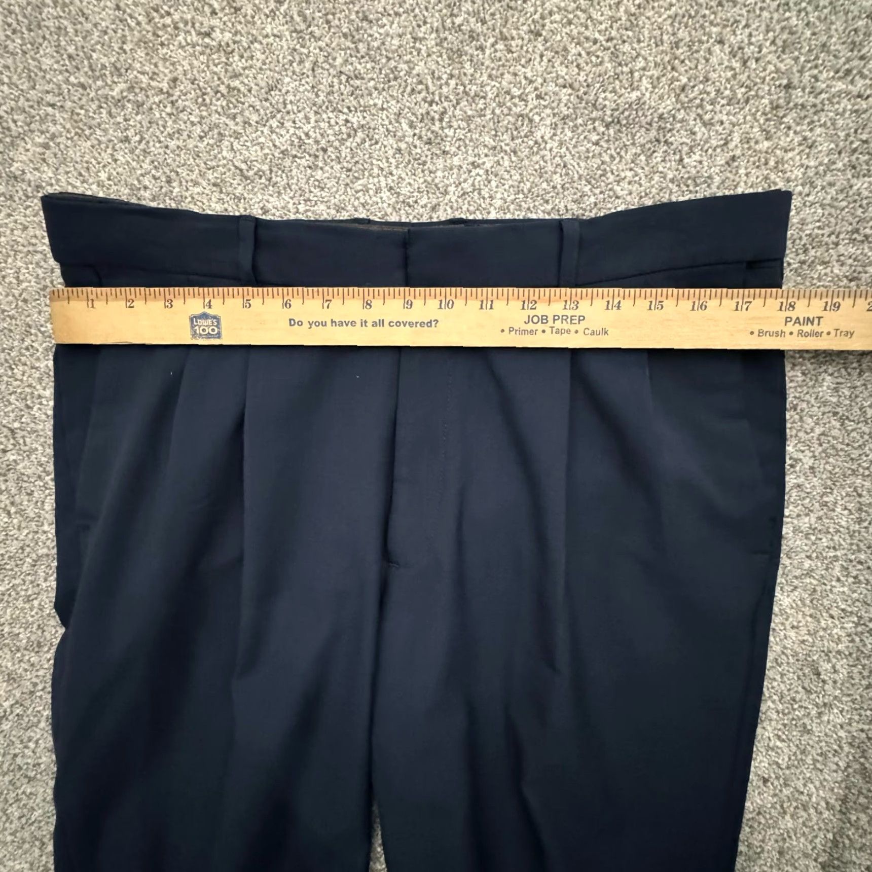 Haggar Haggar Dress Pants Mens 34x30 Office Classic Fit Preppy Navy Blue Dress Pants Mens 34x30 Navy Blue Preppy Comfort Pockets Classic Fit Size US 34 / EU 50 - 4 Thumbnail