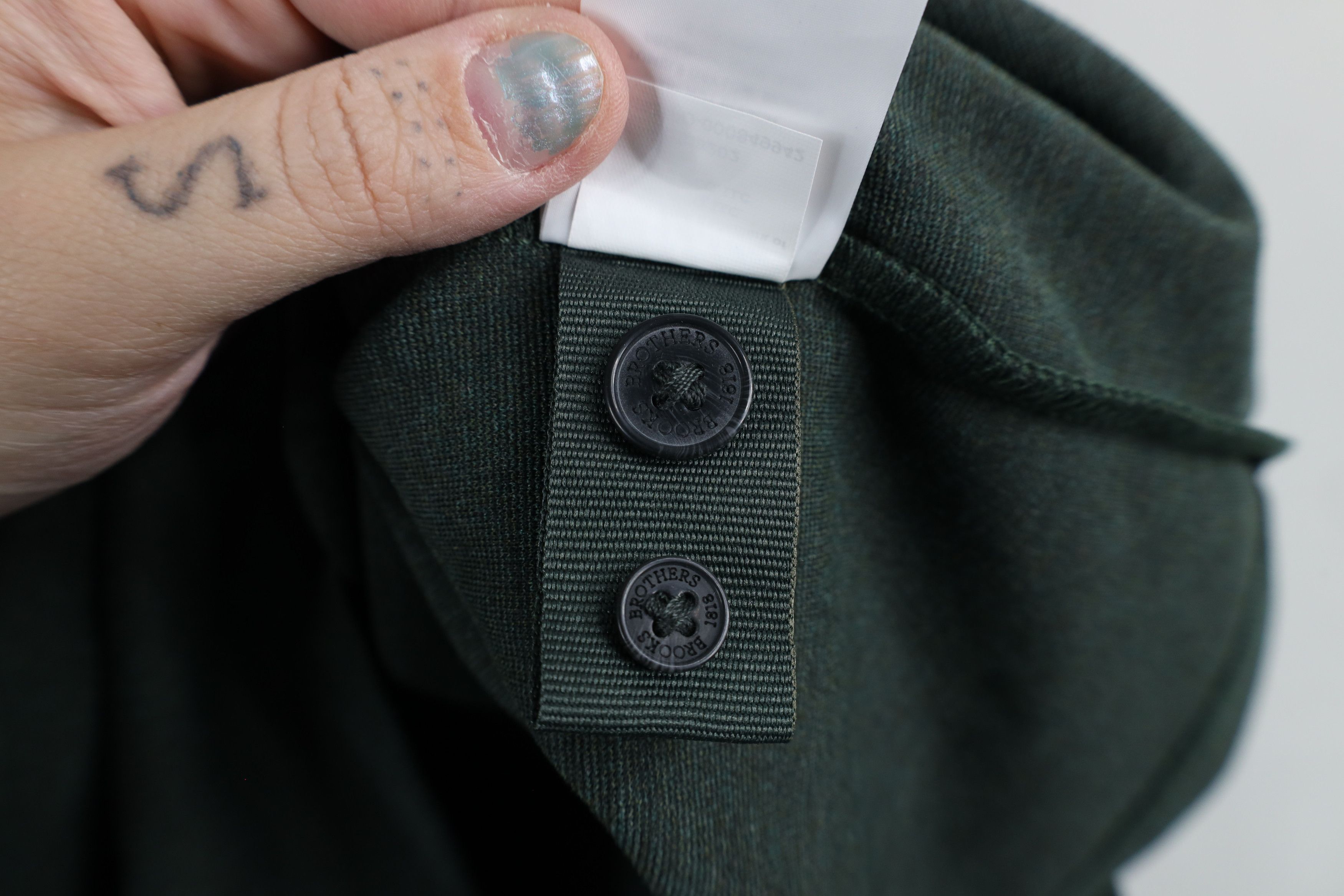 Brooks Brothers × Vintage Brooks Brothers Rayon Blend Knit Henley Sweater Green Size US XL / EU 56 / 4 - 7 Thumbnail