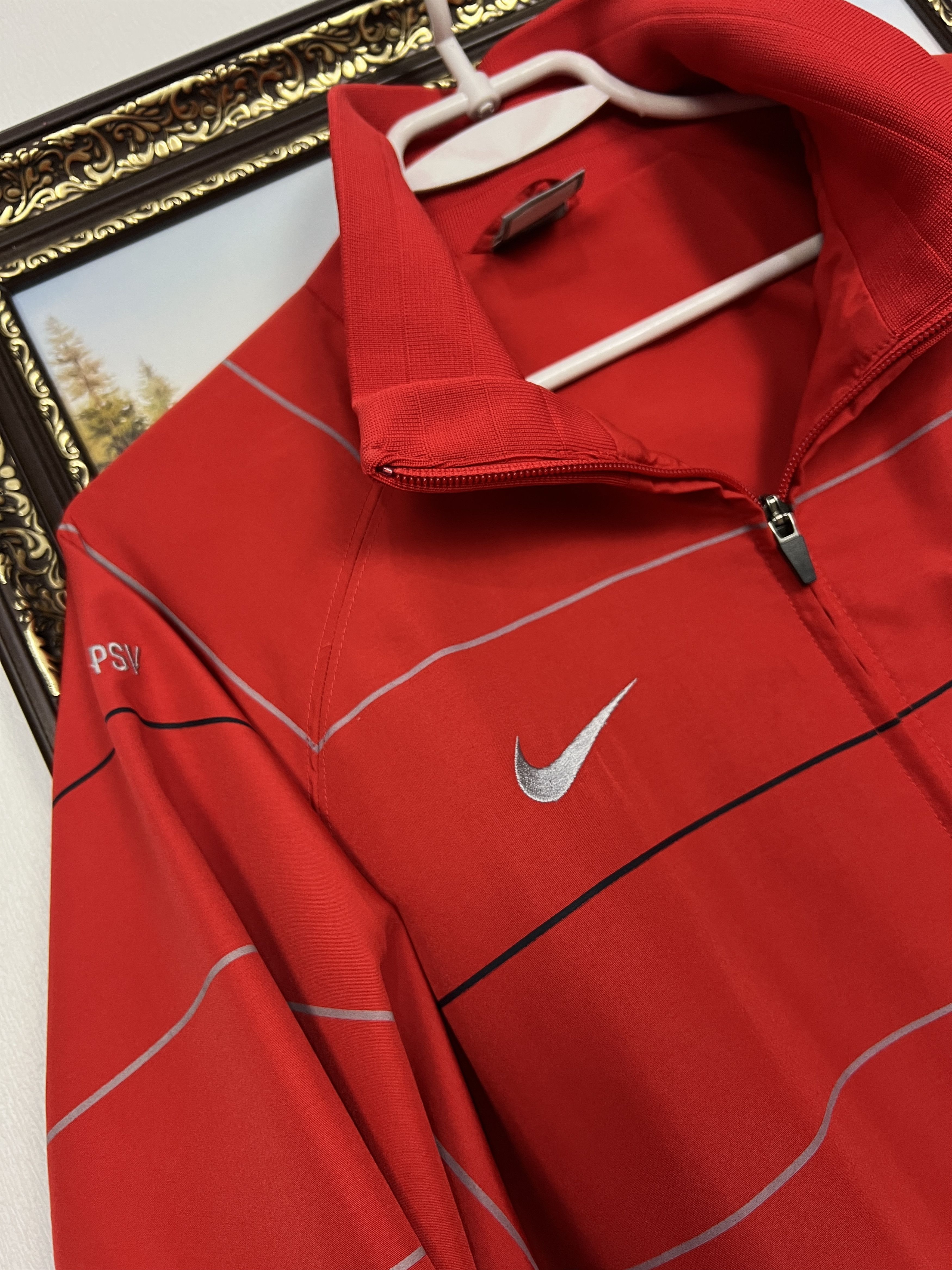 Nike Vintage PSV Eindhoven Football Jacket Soccer Track Top Rare Size US XL / EU 56 / 4 - 5 Thumbnail