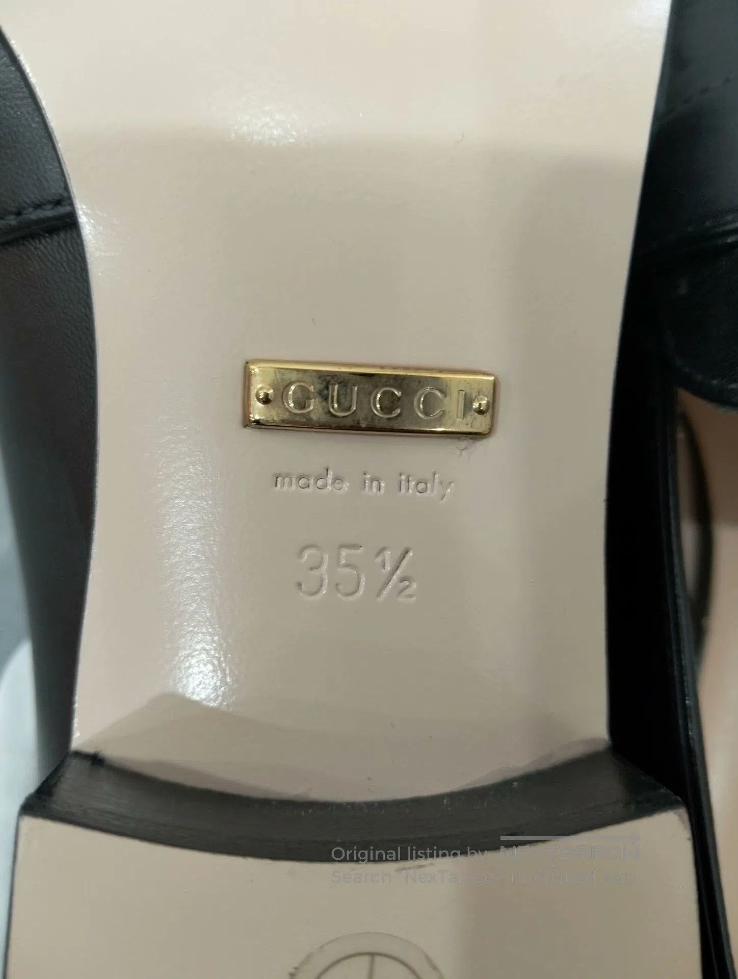 Gucci Gucci Black Leather Loafers. Size US 4.5 / IT 34.5 - 3 Thumbnail