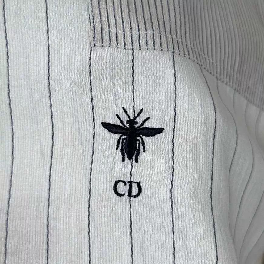 Dior Dior Women's Embroidered Bee Silk Shirt 36 Size XS / US 0-2 / IT 36-38 - 4 Thumbnail