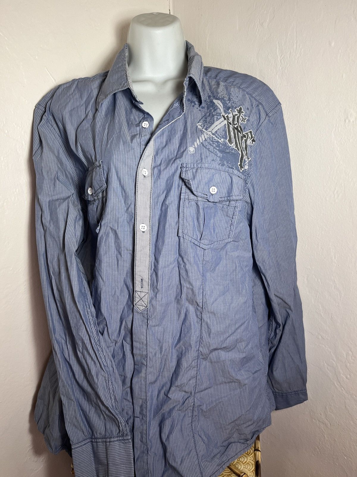 I.N.C INC button down shirt Size US XL / EU 56 / 4 - 1 Thumbnail