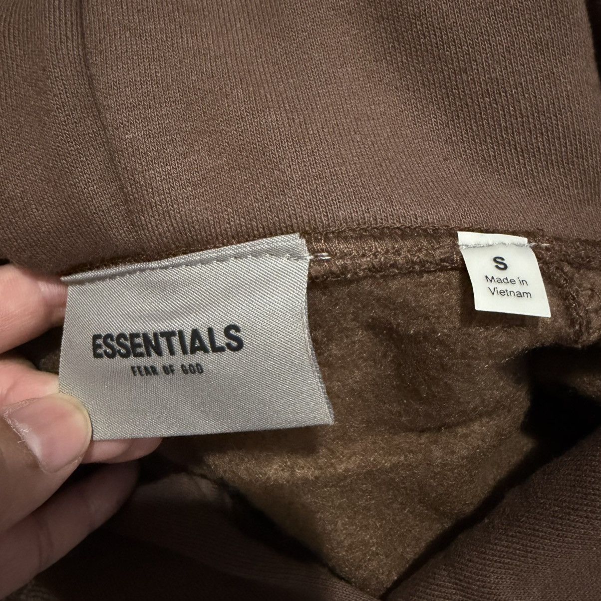 Fear of God FEAR OF GOD ESSENTIAL RAINDRUM BROWN HOODIE Size US S / EU 44-46 / 1 - 5 Thumbnail