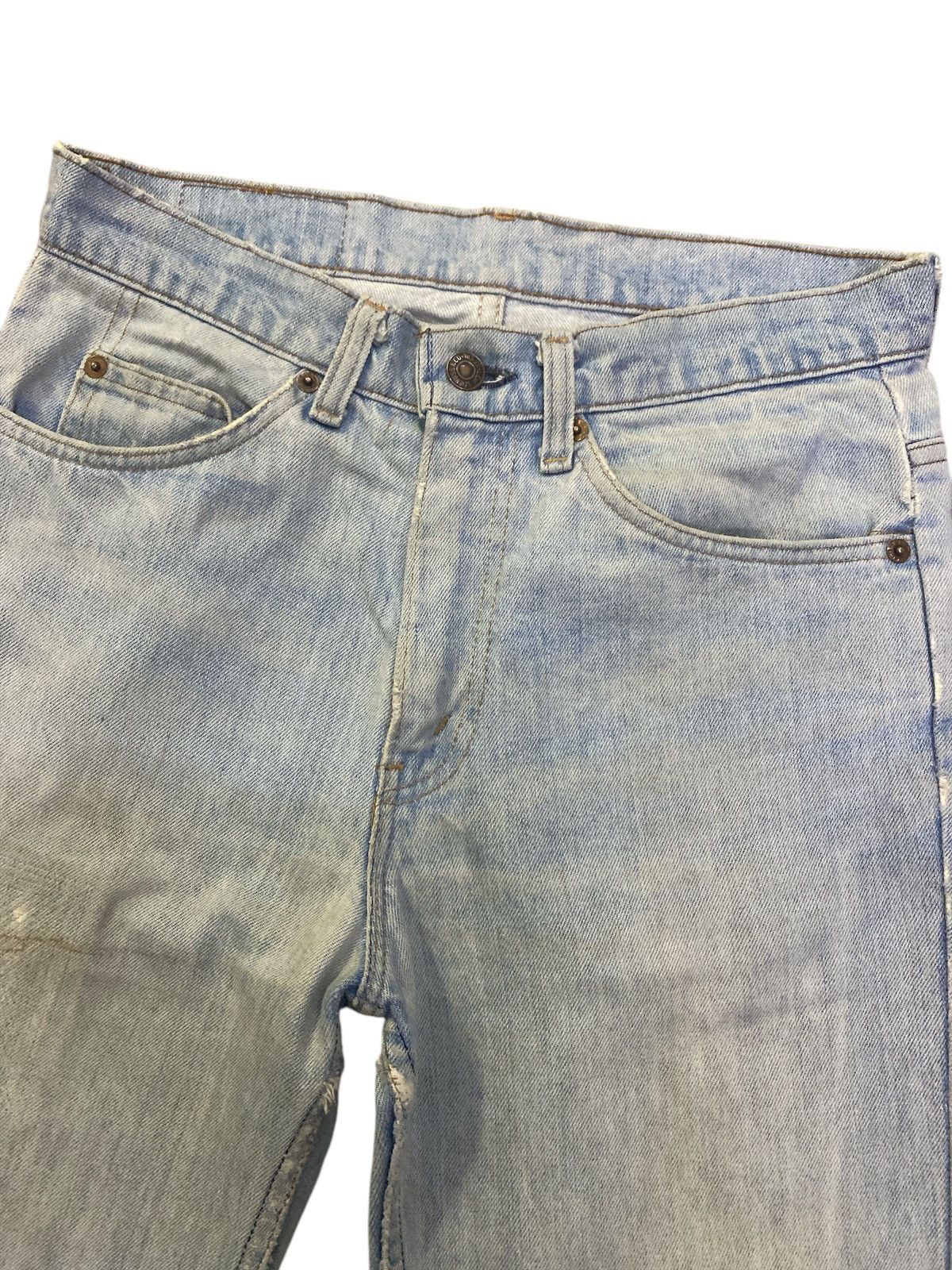 Levi's × Levi's Vintage Clothing × Vintage Vintage 70s Levi’s Jeans Orange Tab Button 8 Talon Zipper Size US 30 / EU 46 - 13 Thumbnail