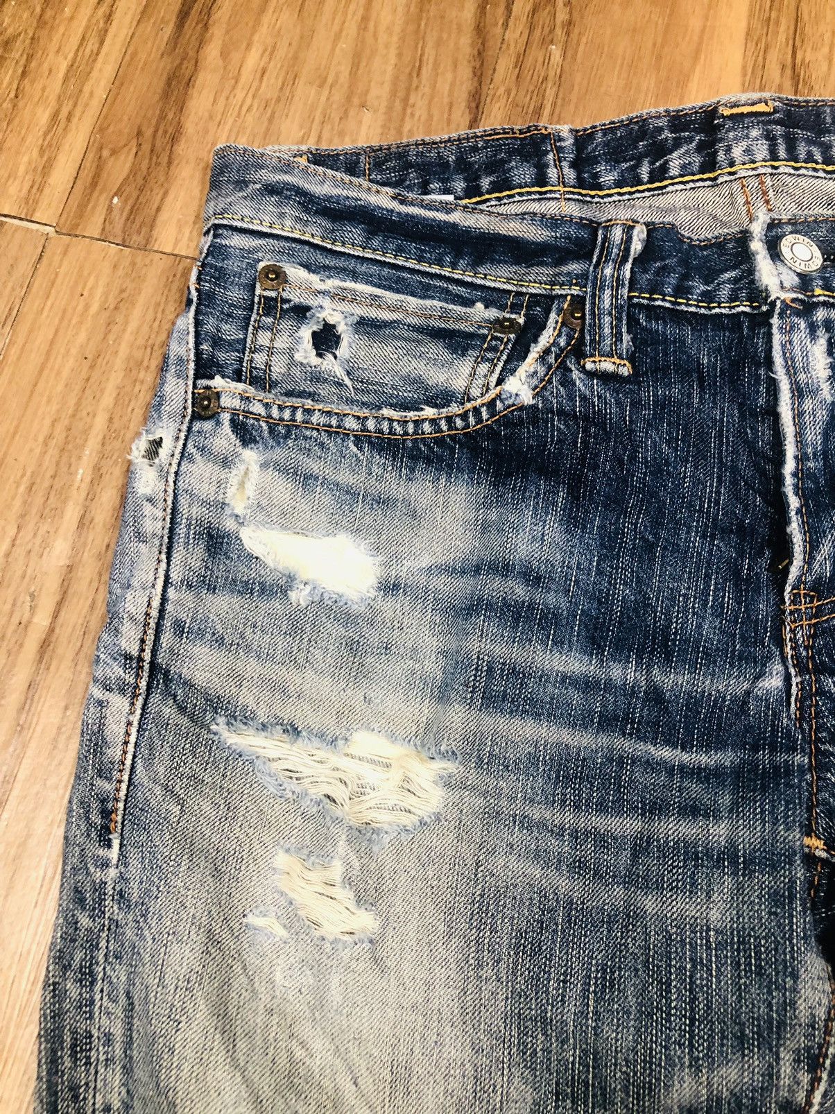 Edwin Edwin Distressed Jeans (21) Size US 32 / EU 48 - 5 Thumbnail