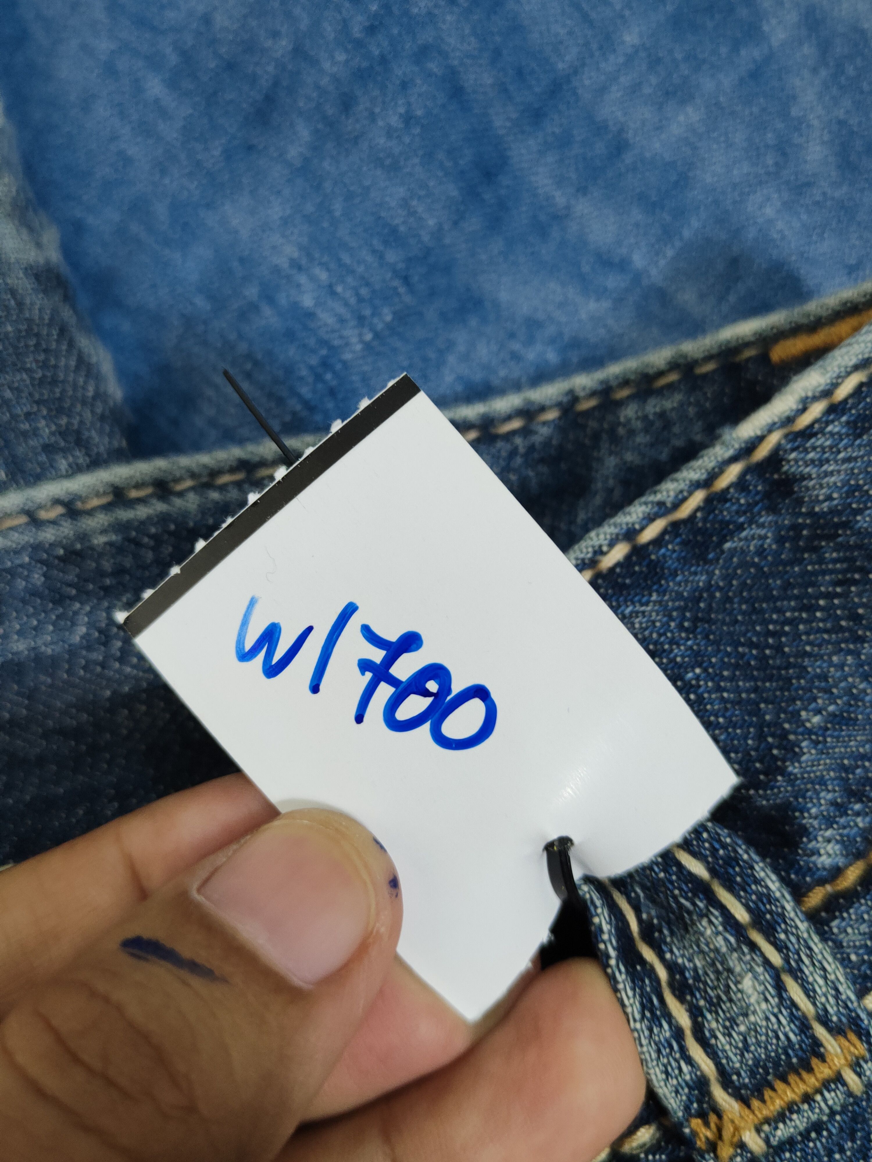 Mek Denim Mek Denim Dark Blue Distressed Ripped Jeans #W1700 Size 30" / US 8 / IT 44 - 18 Thumbnail