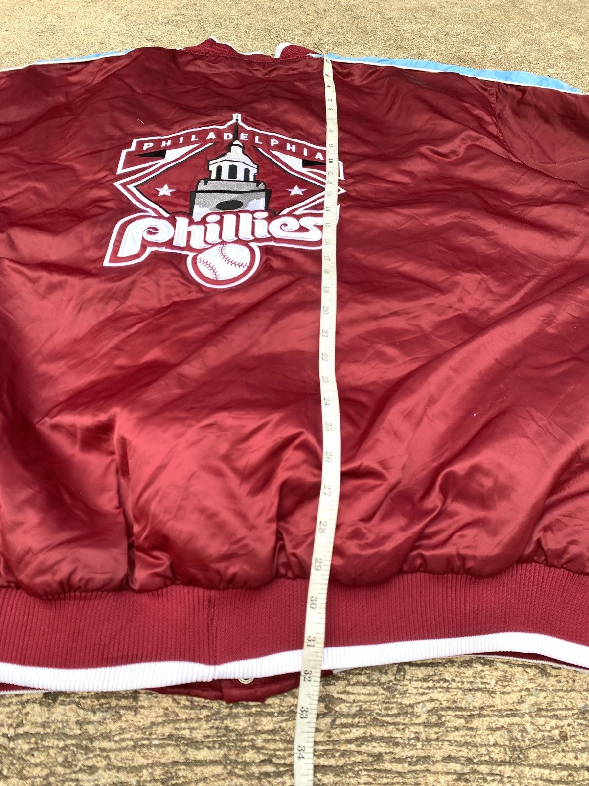 MLB Vintage Philadelphia Phillies Bomber Jacket MLB Baseball Size US XXL / EU 58 / 5 - 10 Thumbnail