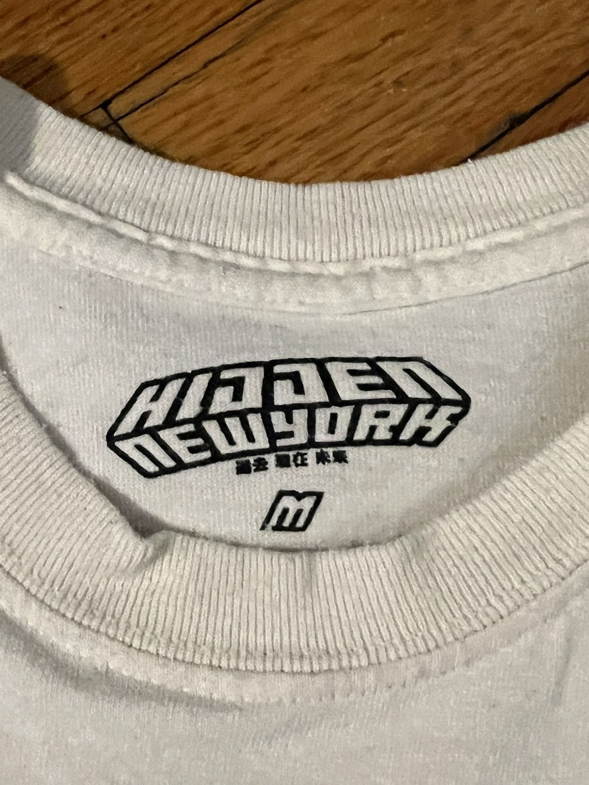HIDDEN HIDDEN NY Logo Merch Cream T-Shirt Size US M / EU 48-50 / 2 - 2 Thumbnail