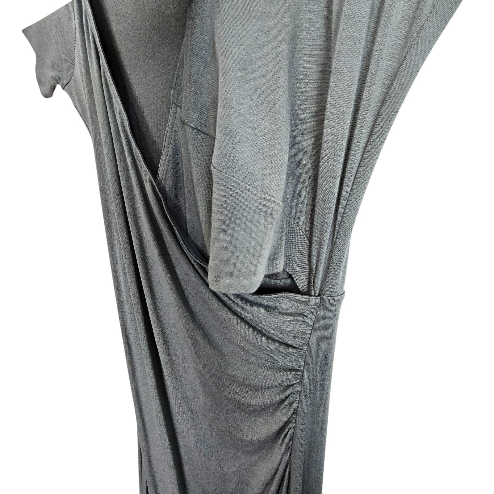 Vince Vince Womens Faux Wrap Surplice Midi Dress M Designer Size M / US 6-8 / IT 42-44 - 5 Thumbnail