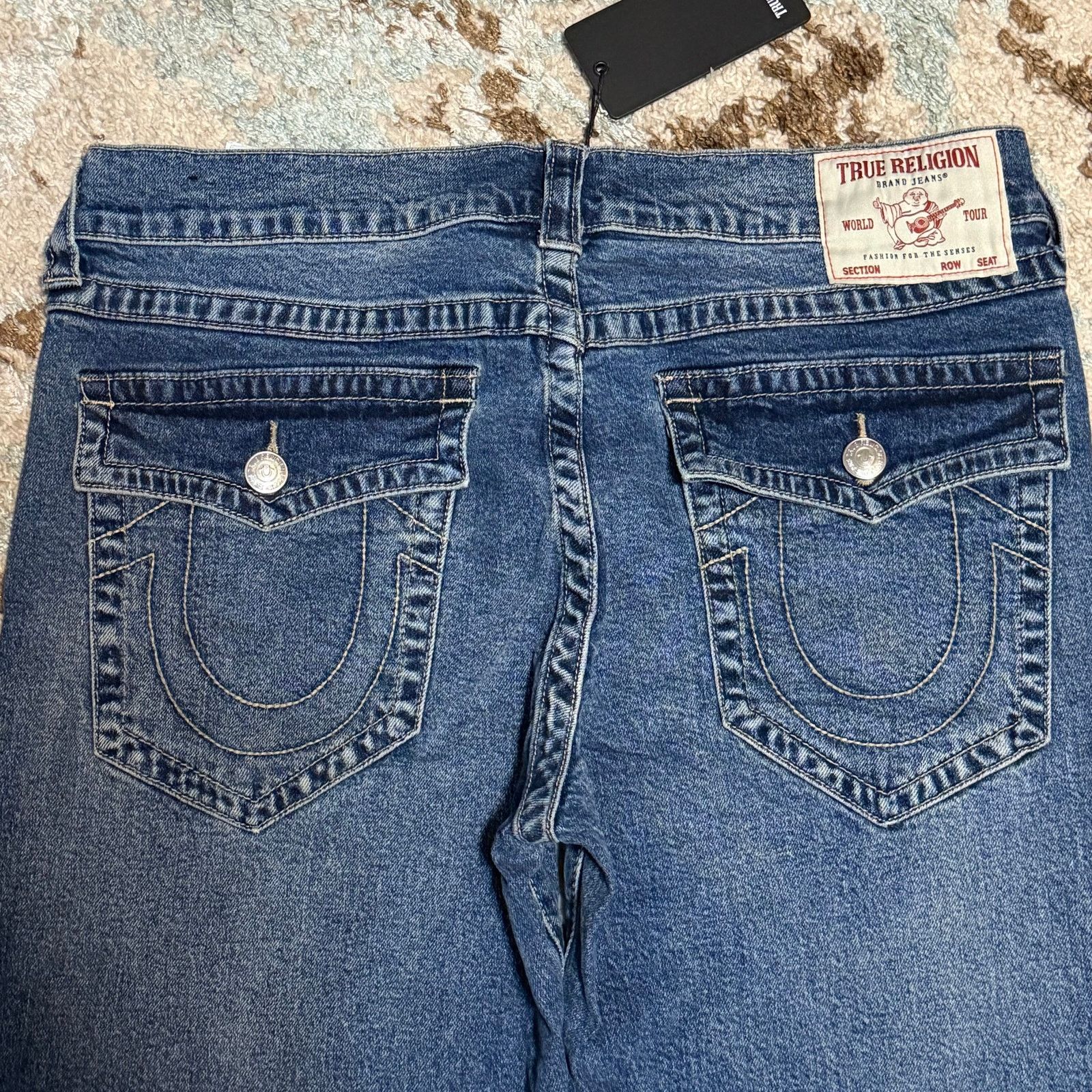 True Religion NWT True Religion Mens Geno Relaxed Slim Jeans Size 34 Y2K Size US 34 / EU 50 - 3 Thumbnail