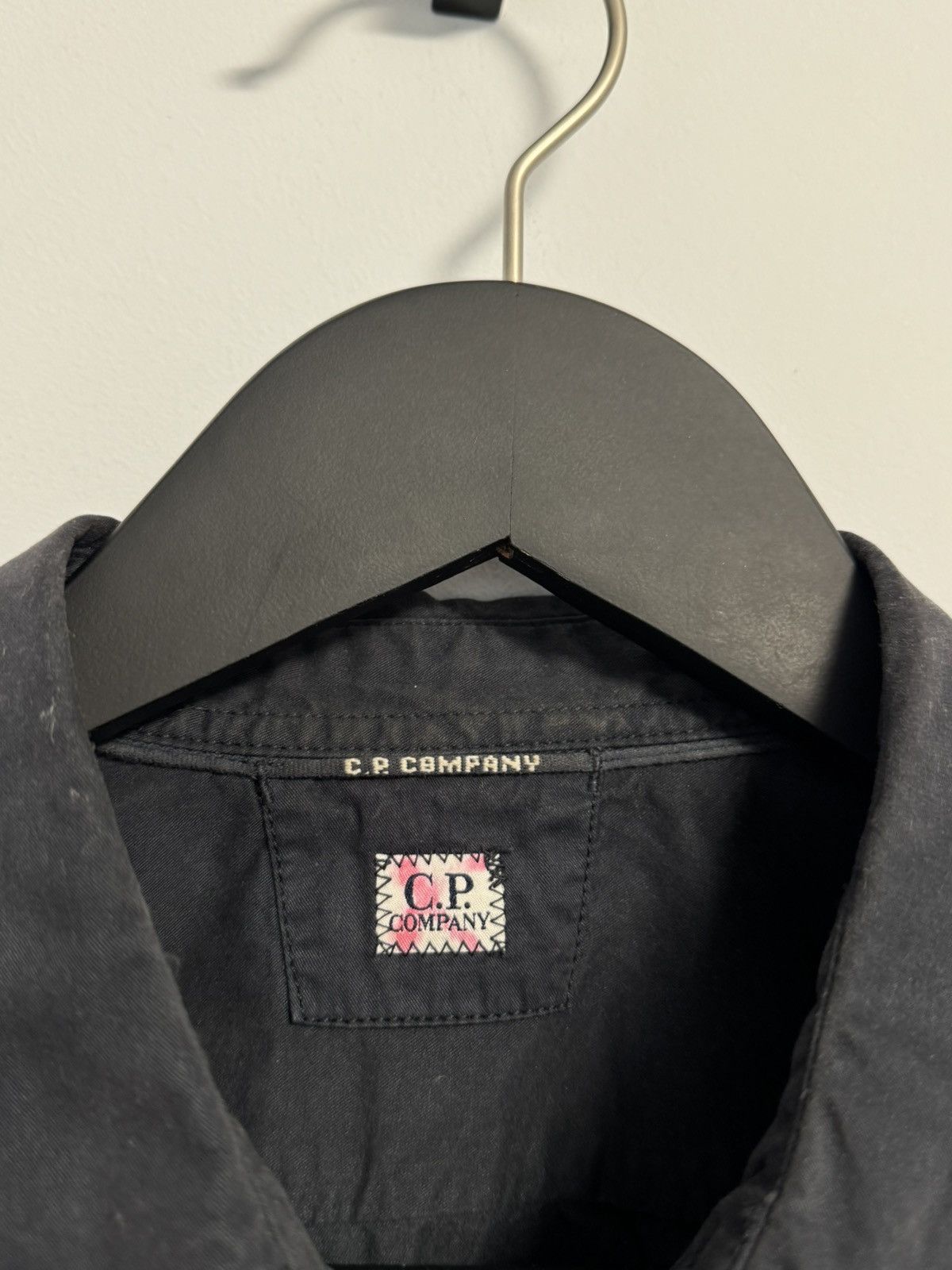 C.P. Company C.p Company Lens Button Up Dark Blue Long Sleeve Shirt Size US M / EU 48-50 / 2 - 7 Thumbnail