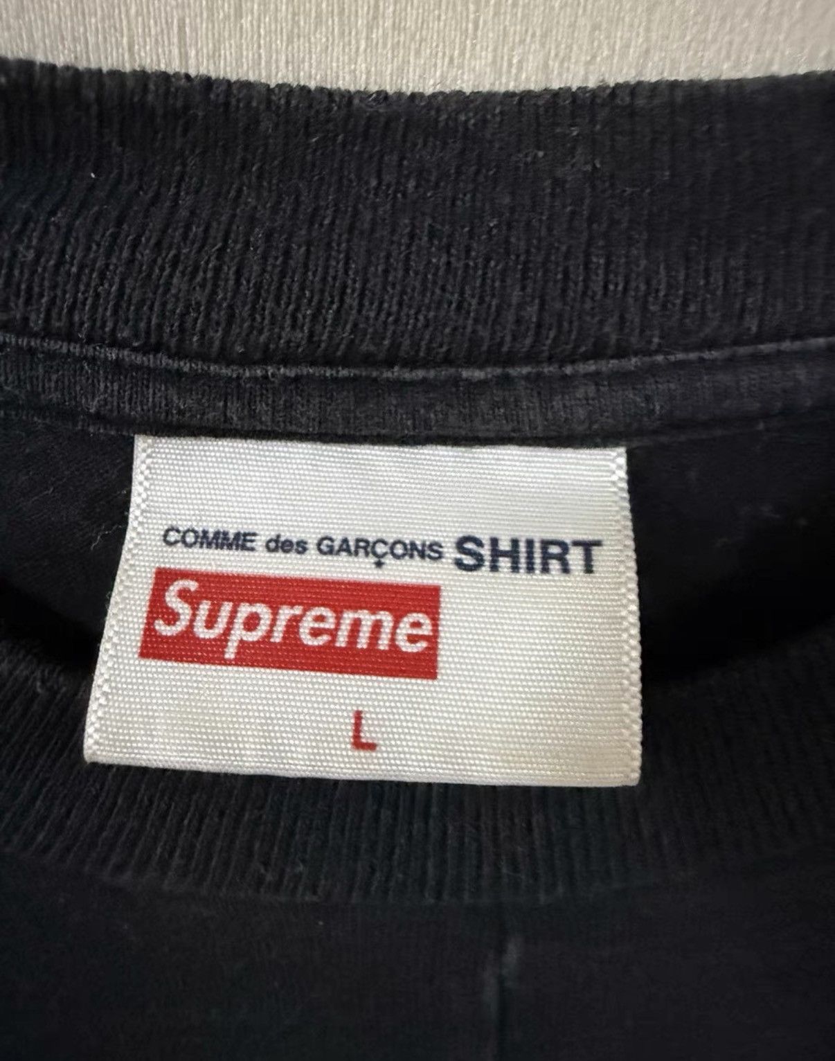 Comme des Garcons Supreme x Comme des Garçons (CDG) Paneled T-shirt Size US L / EU 52-54 / 3 - 3 Thumbnail