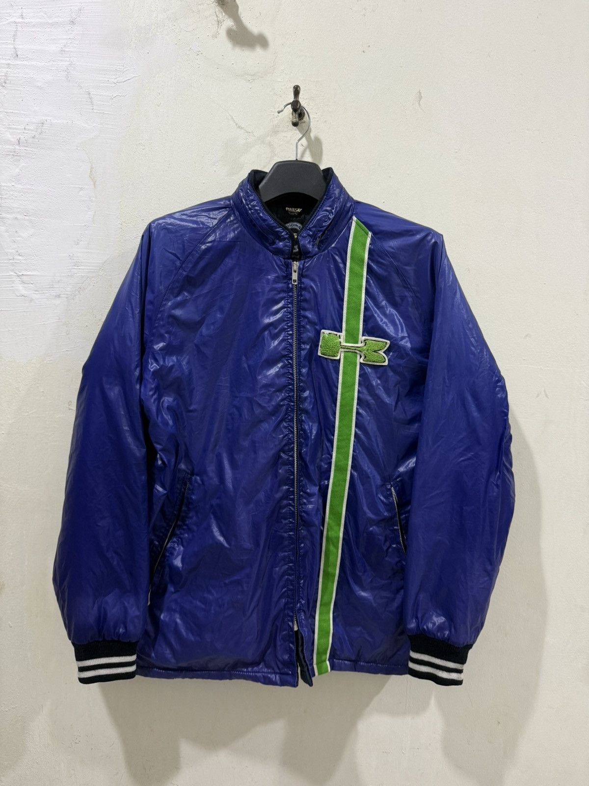 Japanese Brand VTG KAWASAKI Light Puffer Racing Jacket Size US XL / EU 56 / 4 - 2 Thumbnail