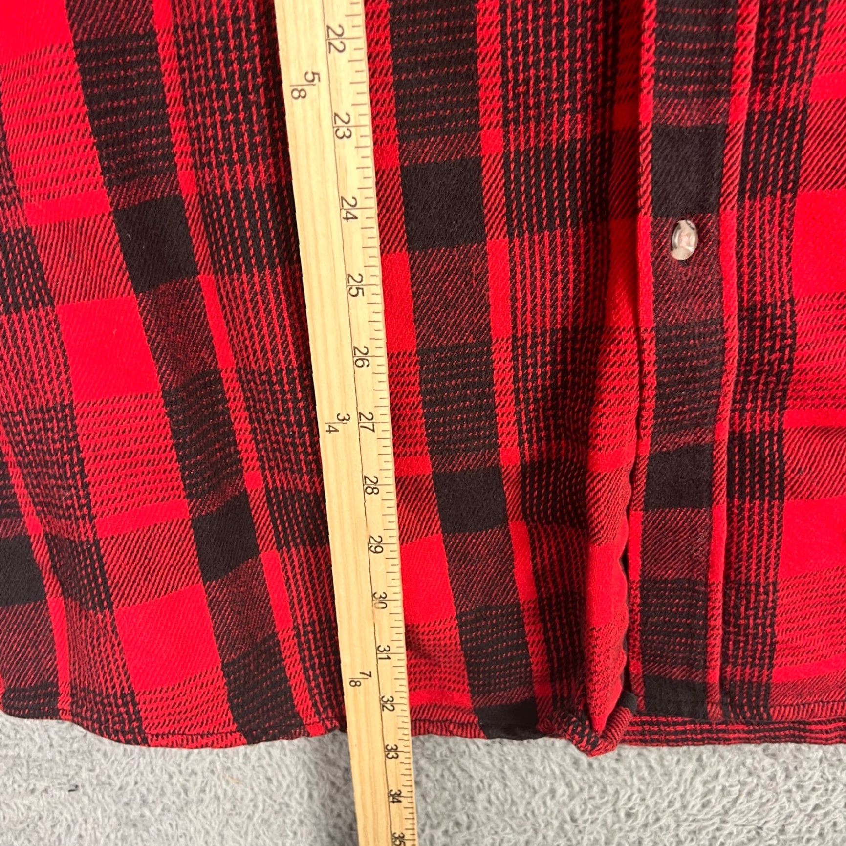 Vintage VINTAGE OshKosh B'gosh Flannel Shirt Mens XLT Red Plaid Button-Up Grunge Size US XL / EU 56 / 4 - 7 Thumbnail