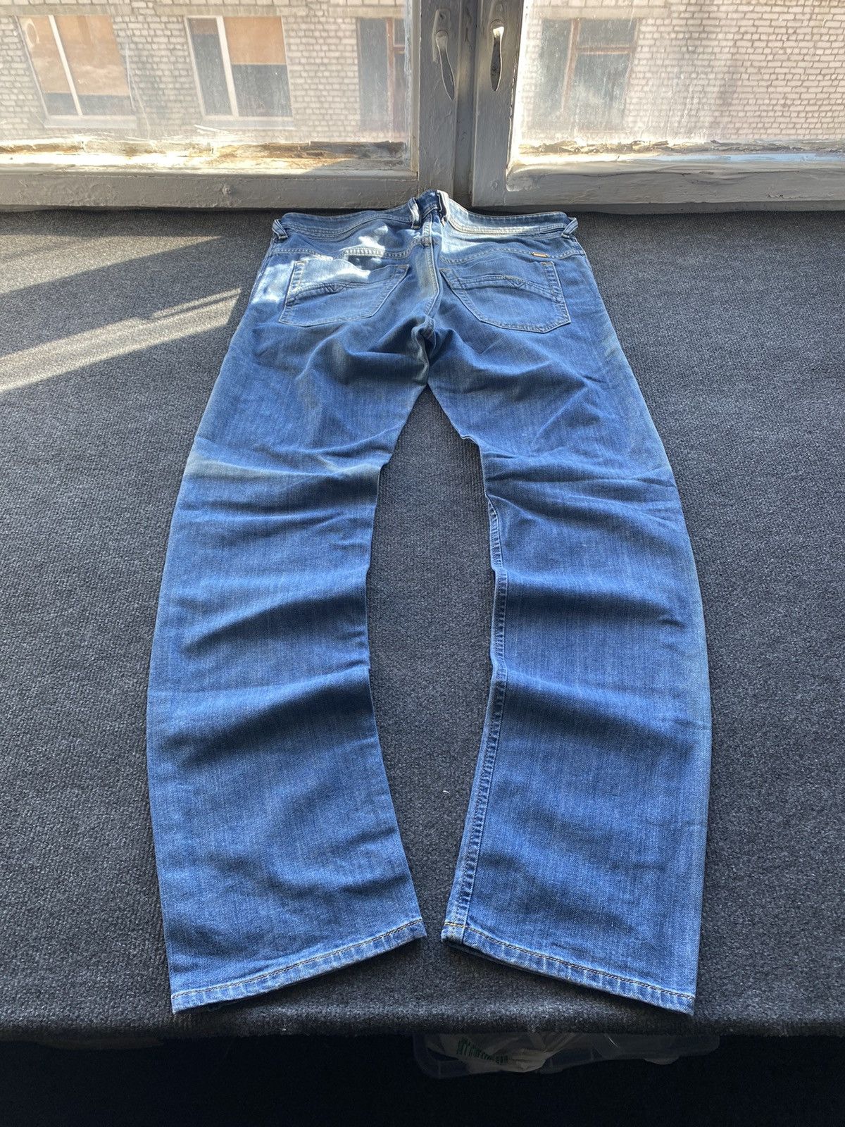 Diesel 🔥Diesel Opium Punk Iakop Regular Slim Tapered Jeans gothic Size US 34 / EU 50 - 2 Thumbnail
