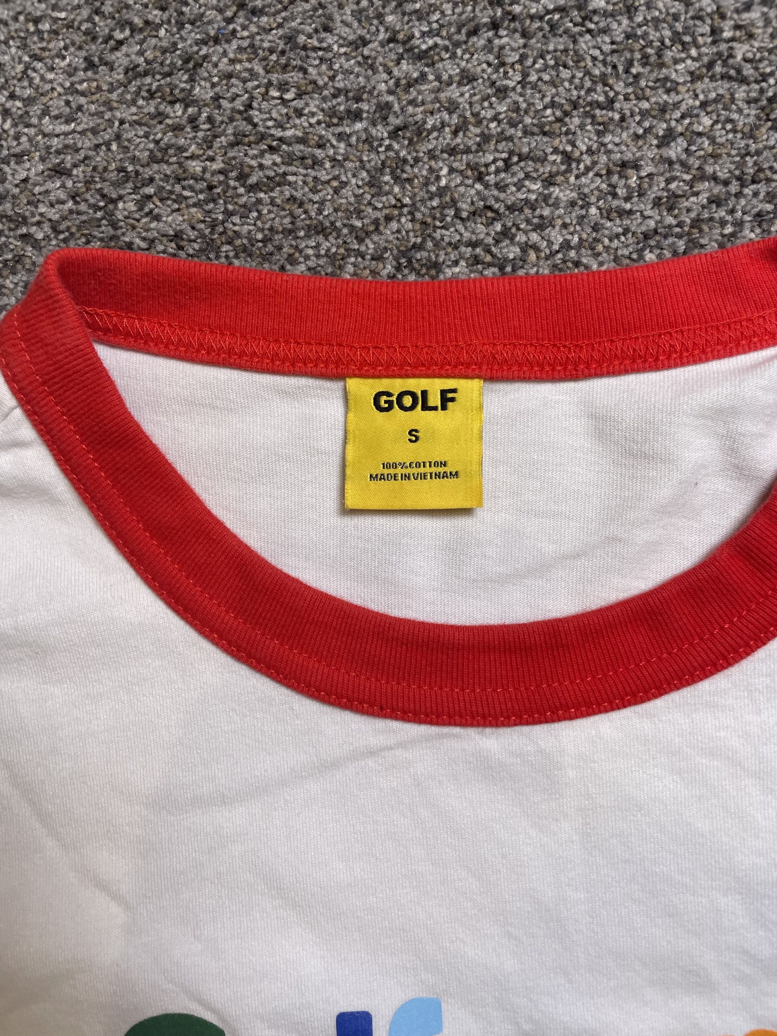 Golf Wang × Tyler The Creator Golf Wang "Happy Logo" Ringer Tee Size US S / EU 44-46 / 1 - 2 Thumbnail