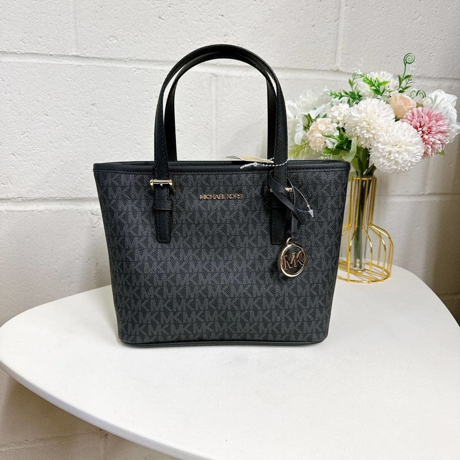 Michael Kors MICHAEL KORS 35T9GTVT0B Jet Set Travel xs Logo Top-Zip Tote Size ONE SIZE - 2 Thumbnail