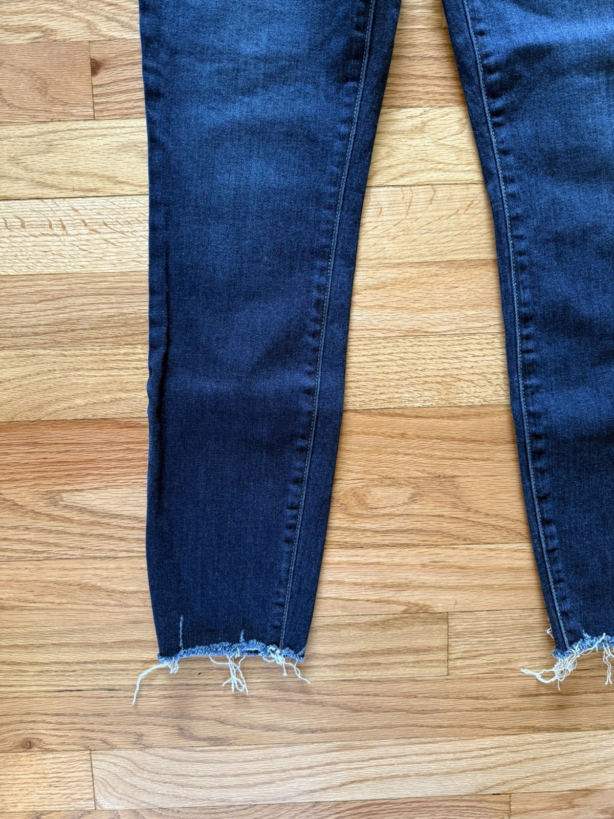 Paige Paige Verdugo Ankle Skinny Jeans “Devoted” 27 W Fringe Legs Size 27" / US 4 / IT 40 - 4 Thumbnail