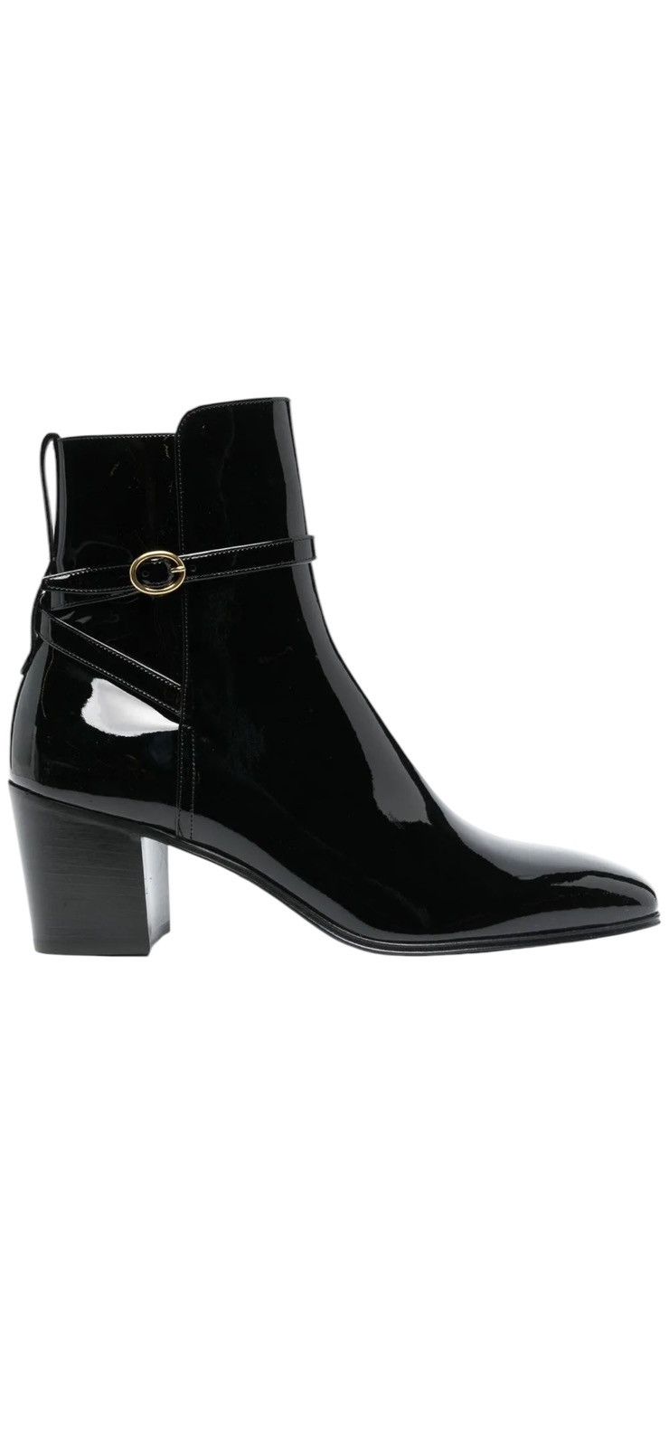Saint Laurent Paris Saint Laurent Patent 70mm Ankle Boots Size US 9 / EU 42 - 1 Thumbnail