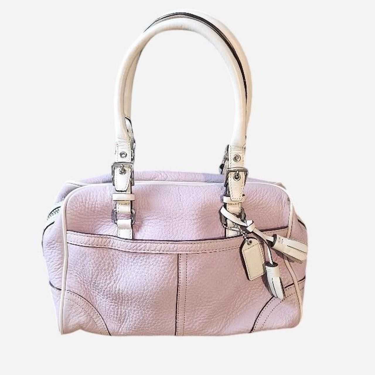 Coach Baby pink mid-2000s Coach pebbled leather satchel Size ONE SIZE - 1 Thumbnail