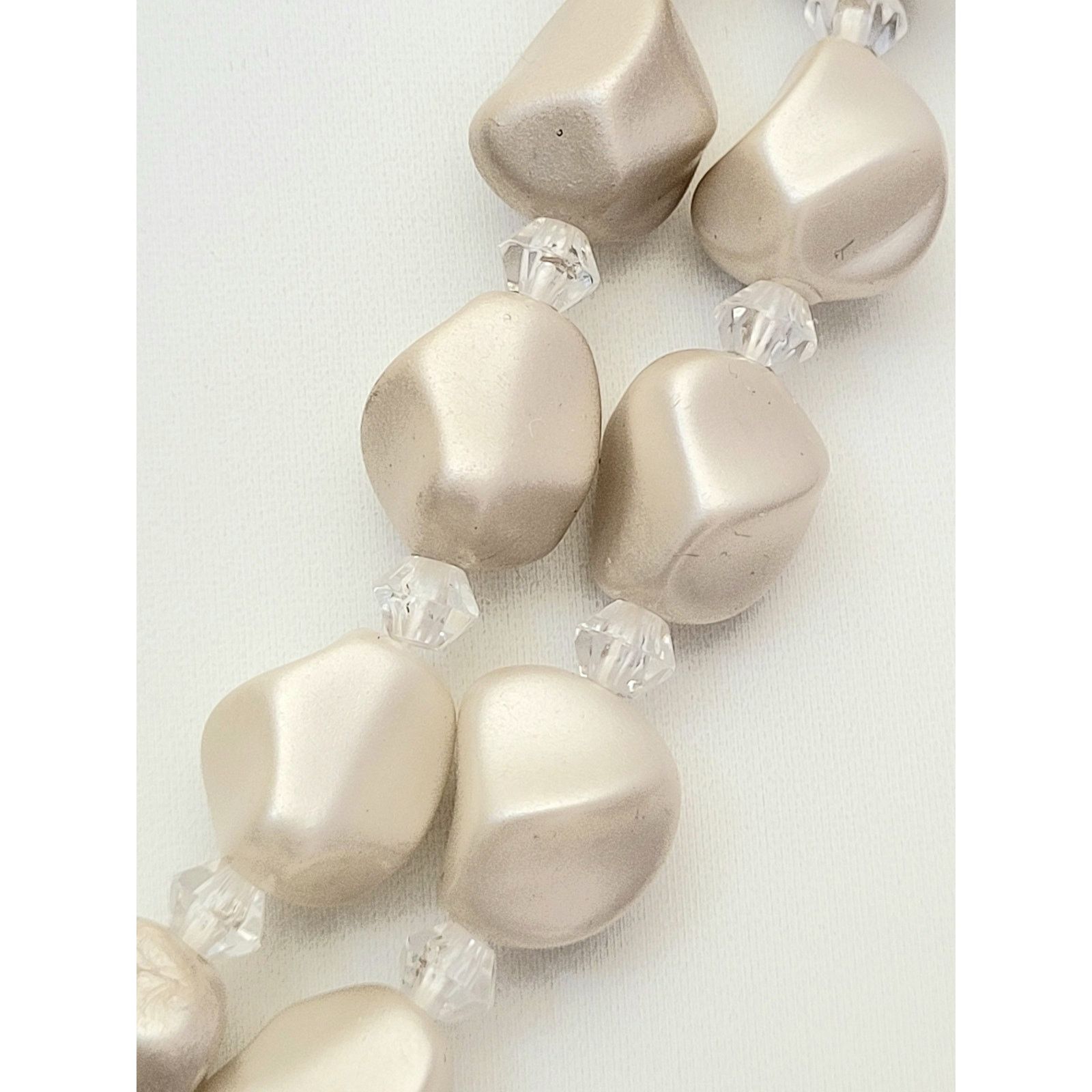 Other Pearl Collar Necklace Germany Double Strand Vintage Beaded Size ONE SIZE - 2 Thumbnail