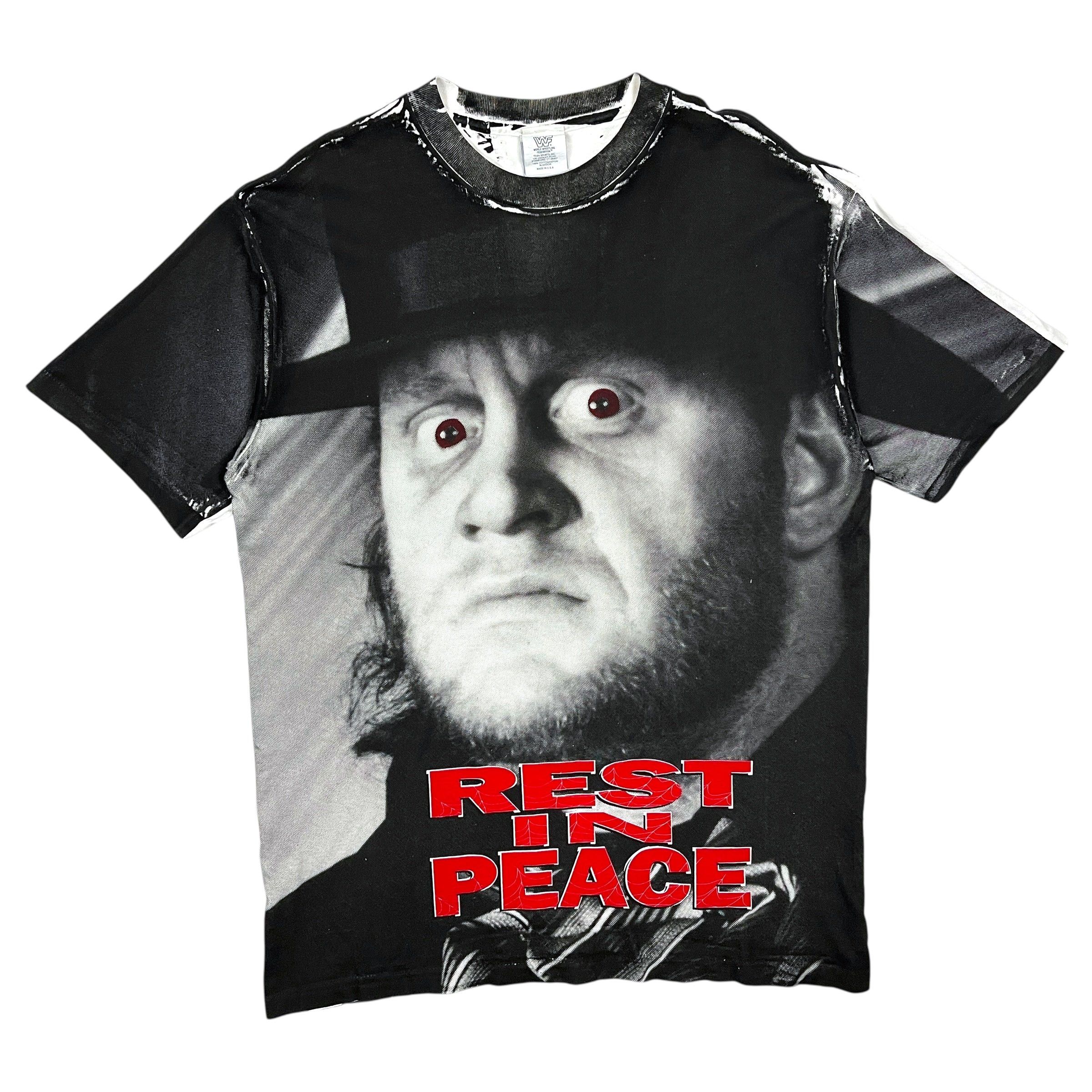 WWF Undertaker Rest In Peace All Over Print WWF Wrestling Tee Size US XXL / EU 58 / 5 - 1 Thumbnail